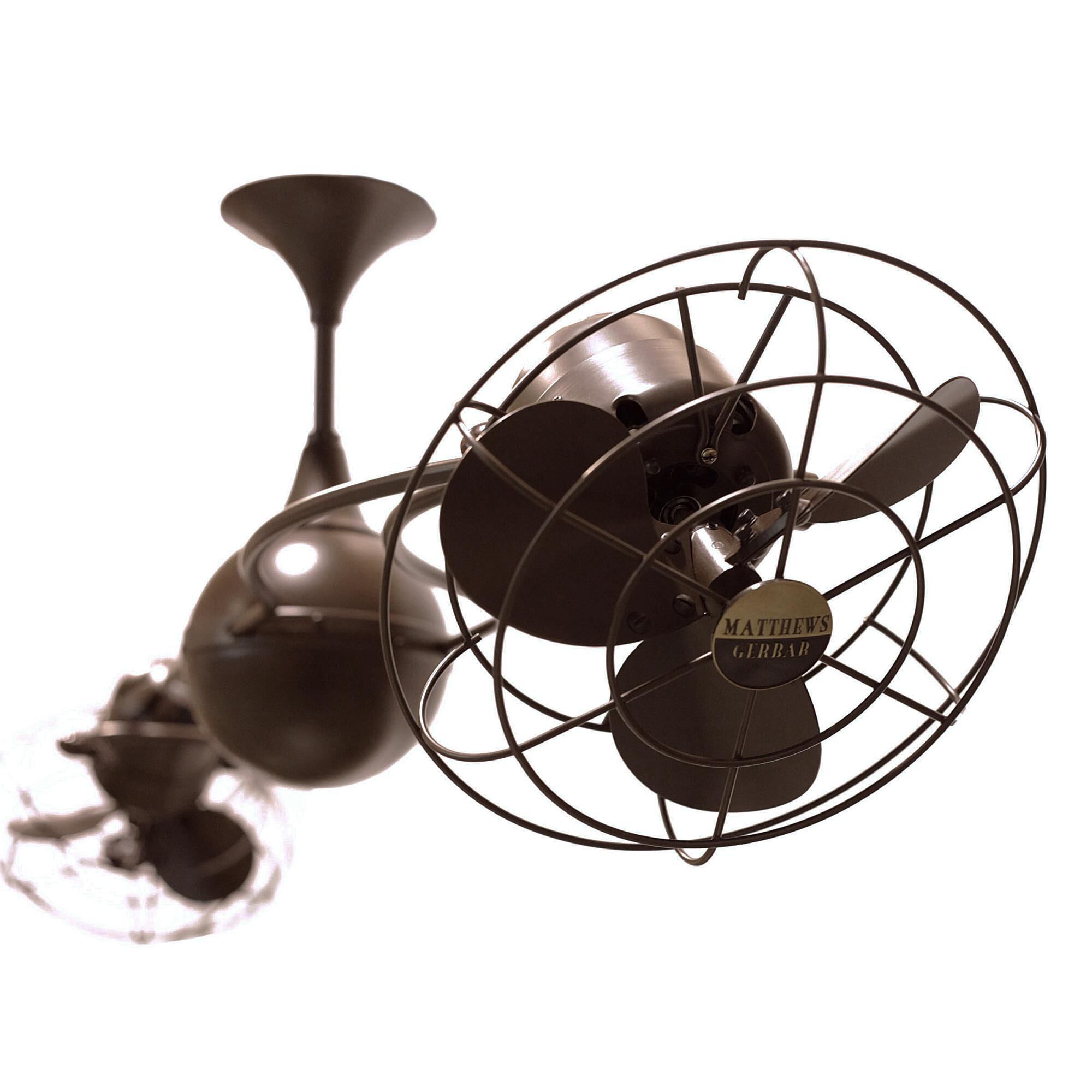Italo Ventania Oscillating Multi Head Ceiling Fan by Matthews Fan Company