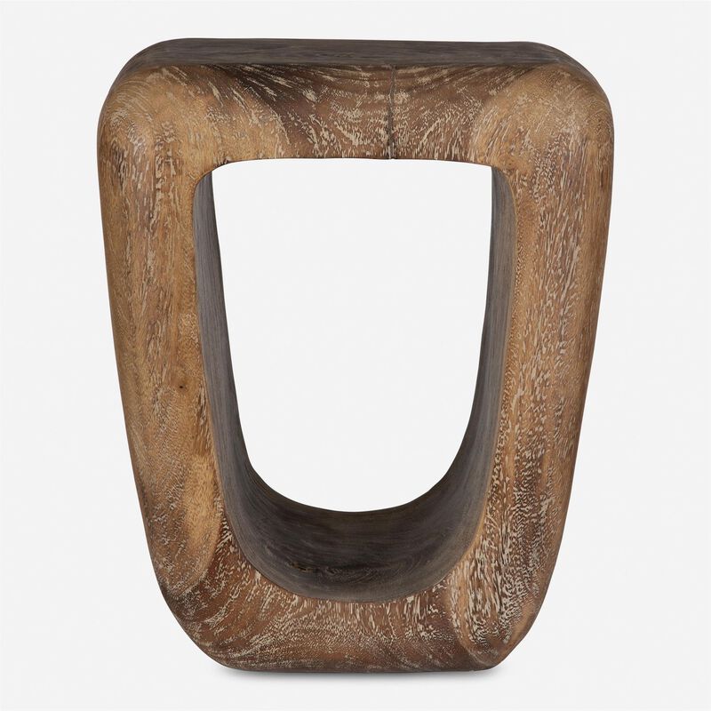 Loophole 18 Inch Ottoman by Uttermost