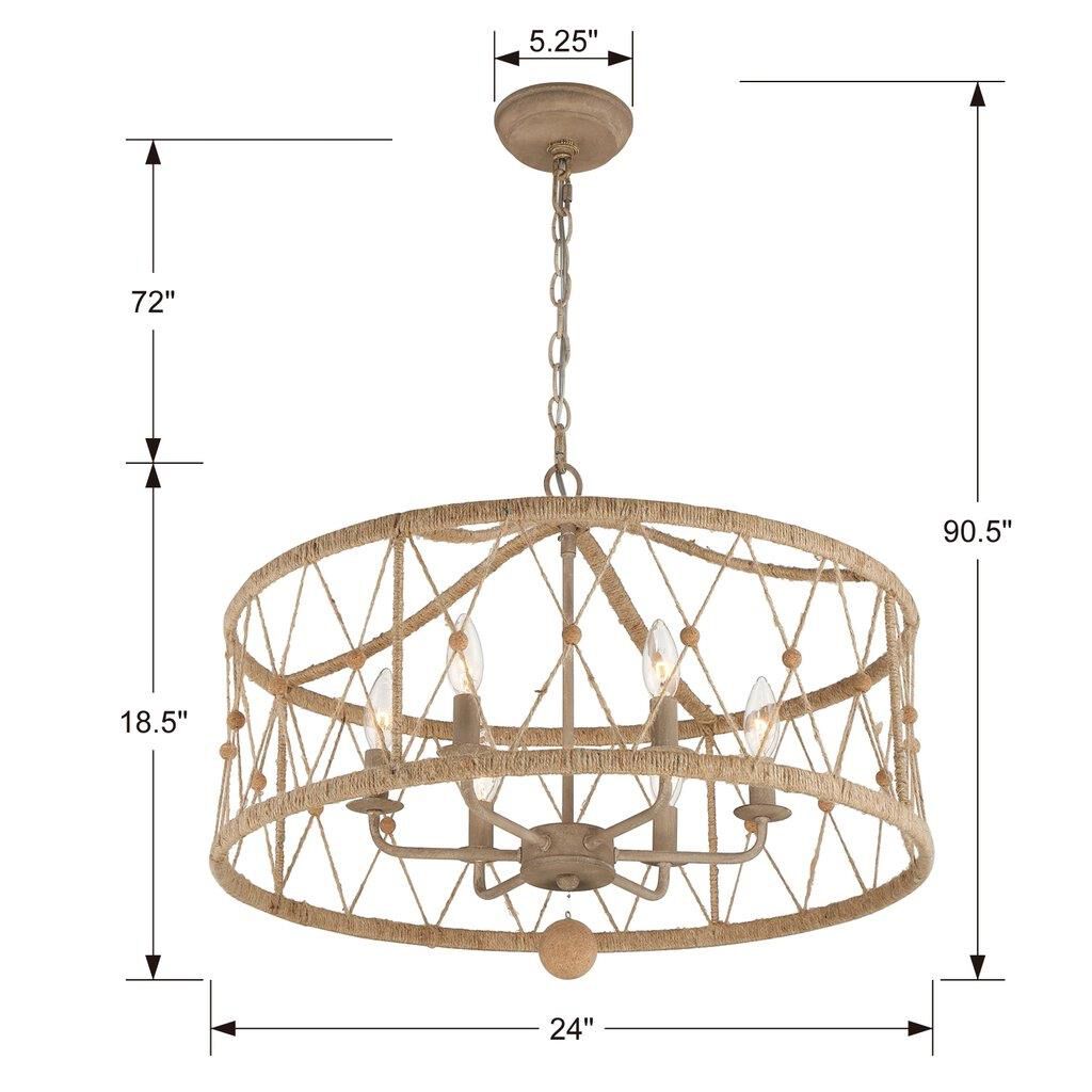 Brixton 24 Inch Chandelier by Crystorama