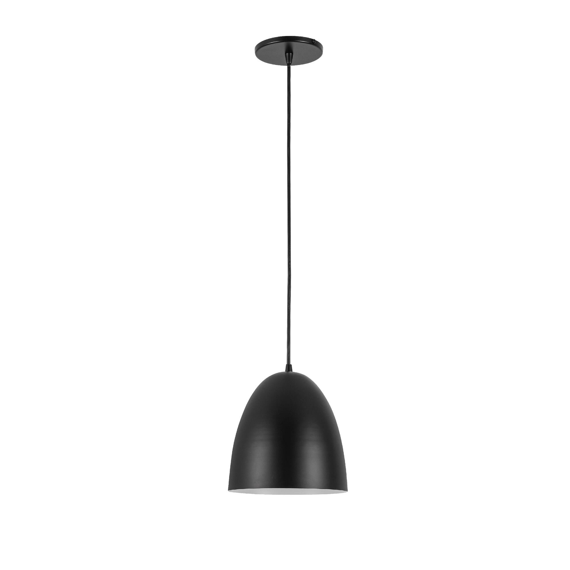 Shown in Matte Black finish and Matte Black shade
