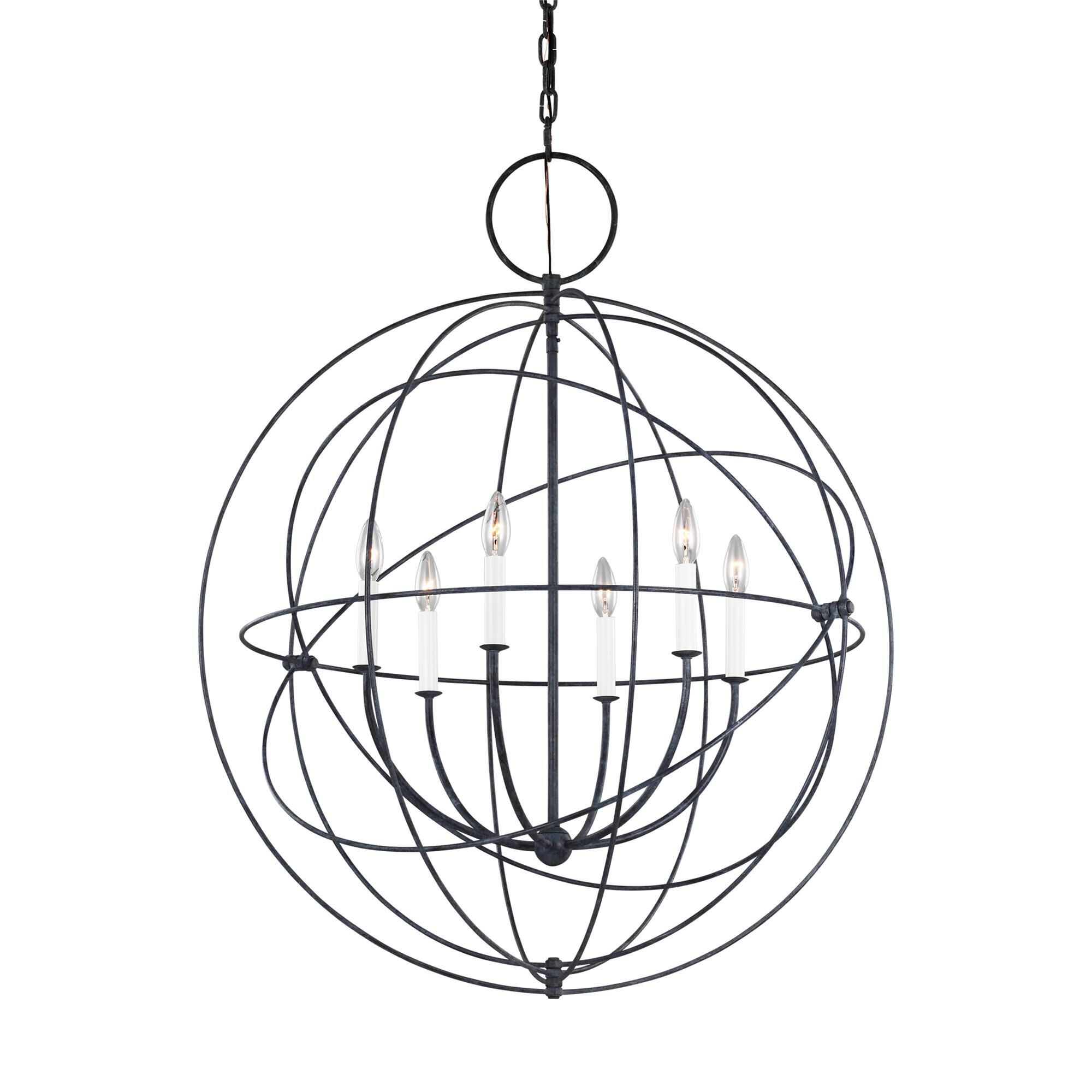 Chapman & Myers Bayberry 31 Inch Large Pendant,