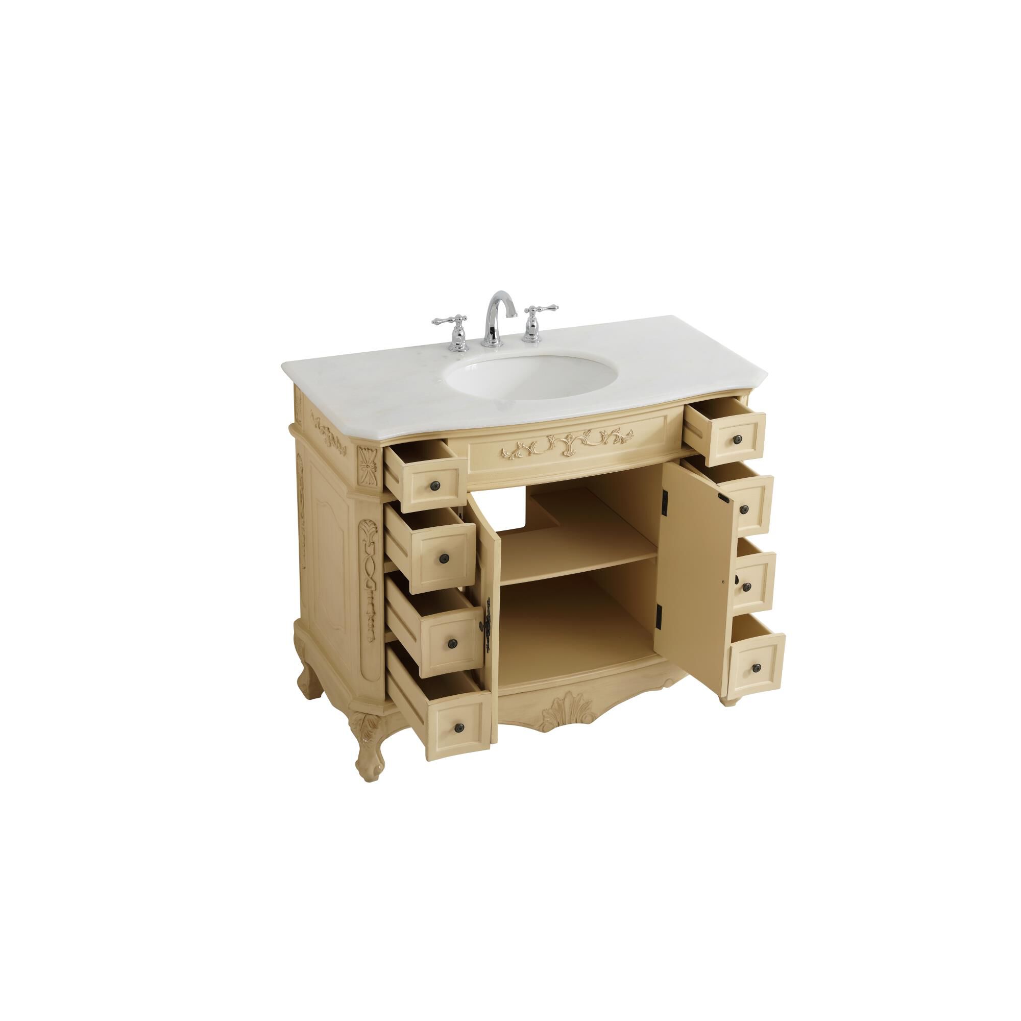 Shown in Light Antique Beige finish