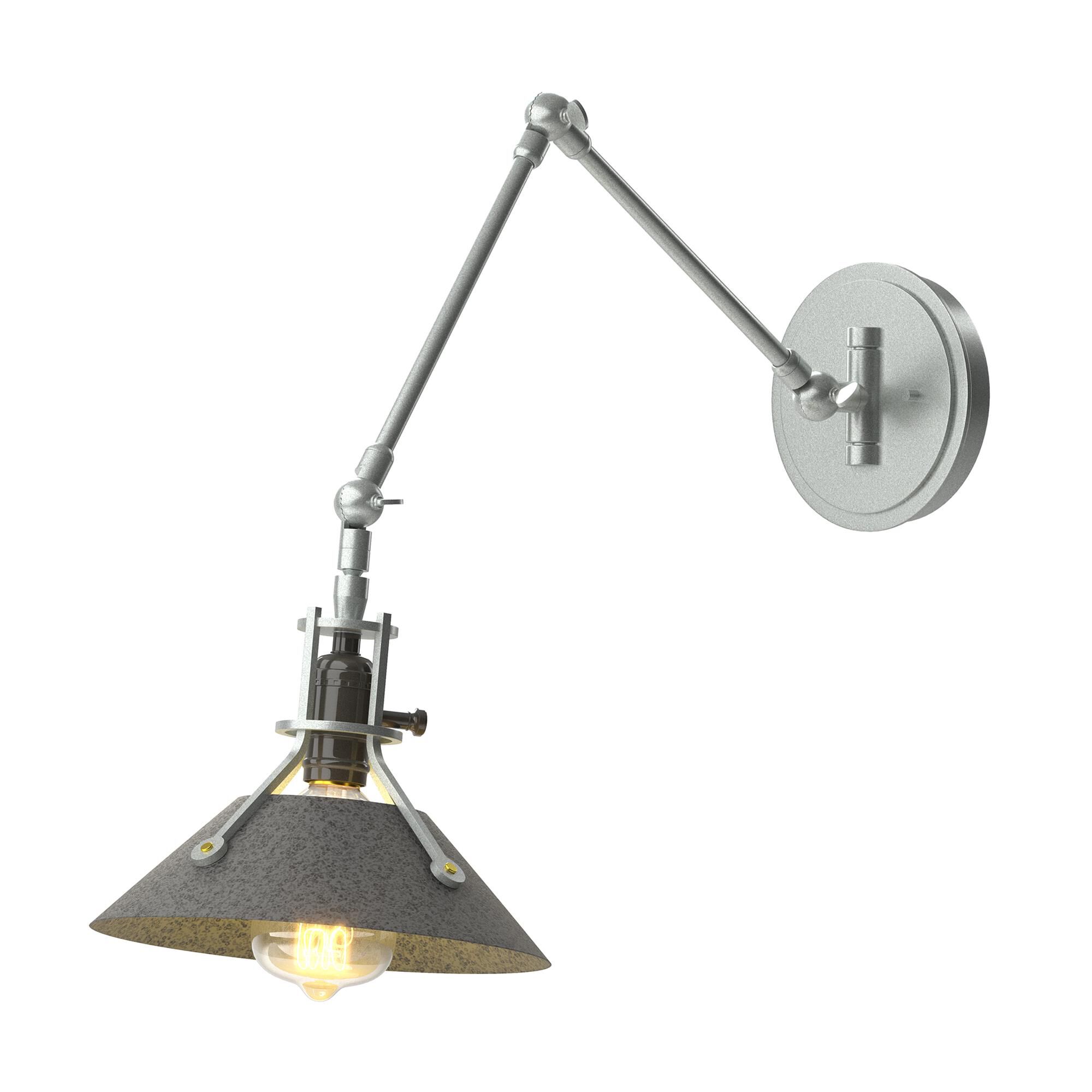Shown in Vintage Platinum finish and Natural Iron accent