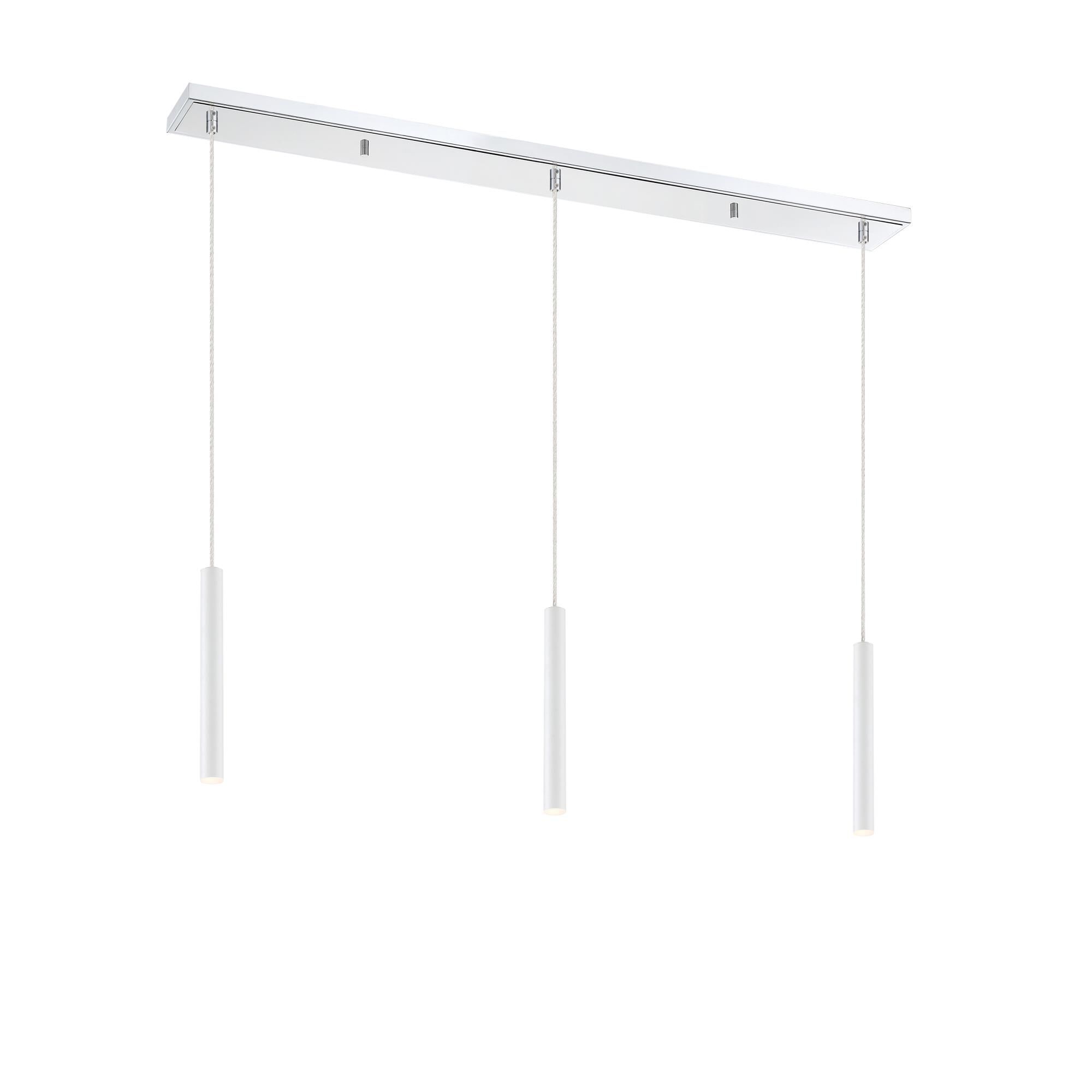 Shown in Chrome finish and Steel glass and Steel shade