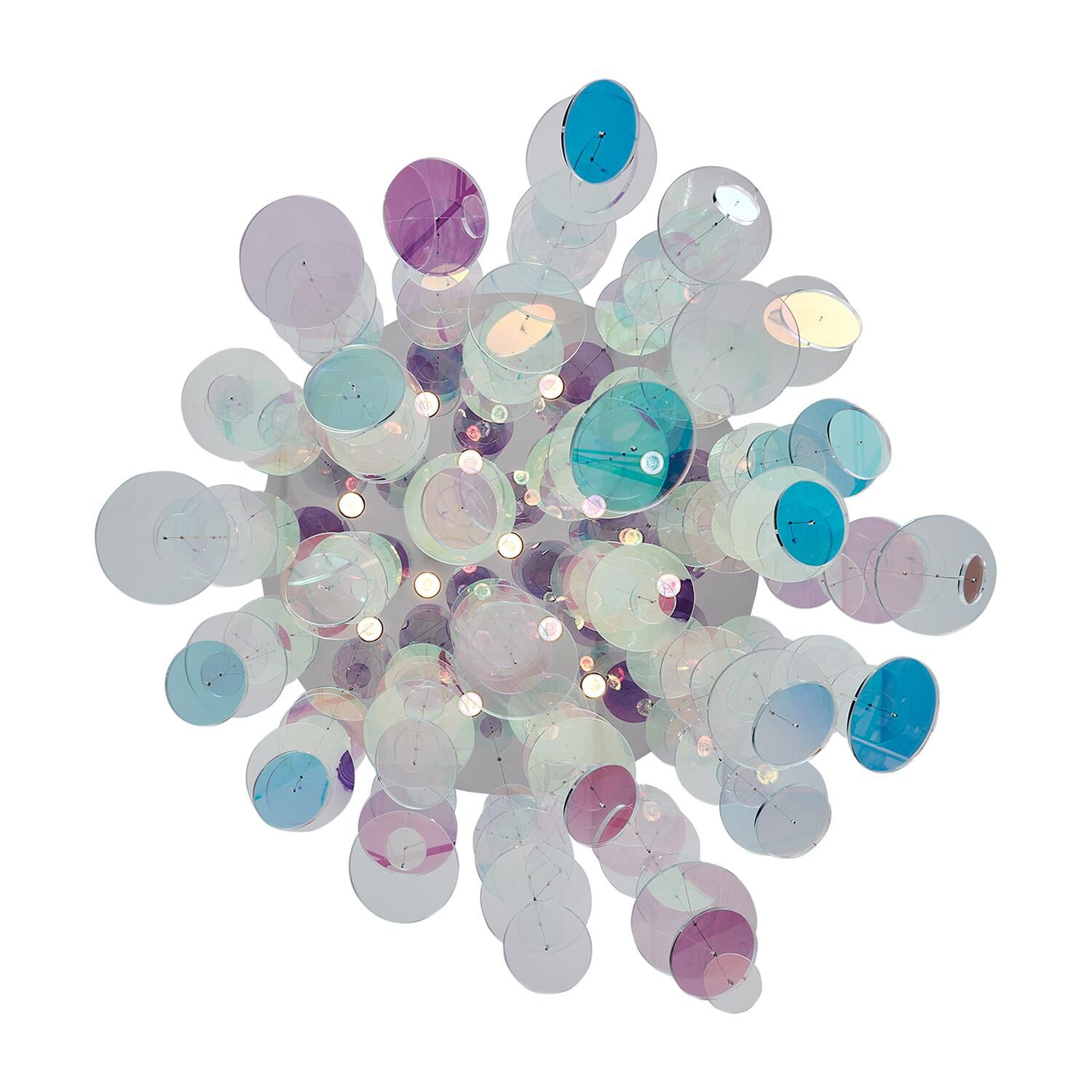 Spettro 36 Inch Multi Light Pendant by Kalco Lighting