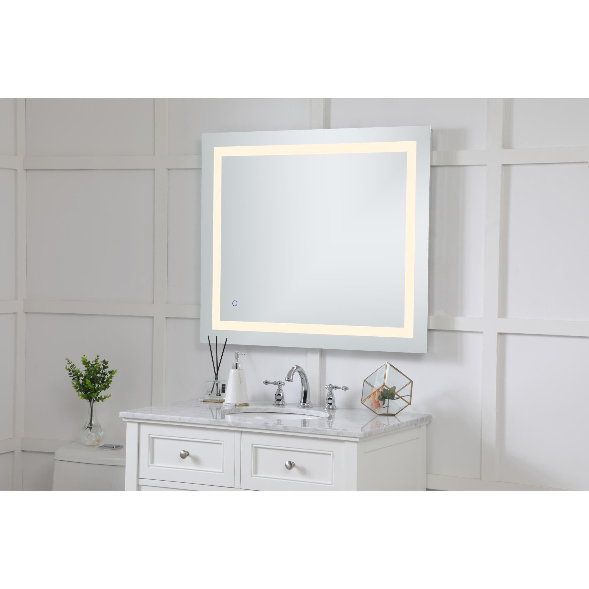 Helios LED Lighted Mirrors by Elegant Decor