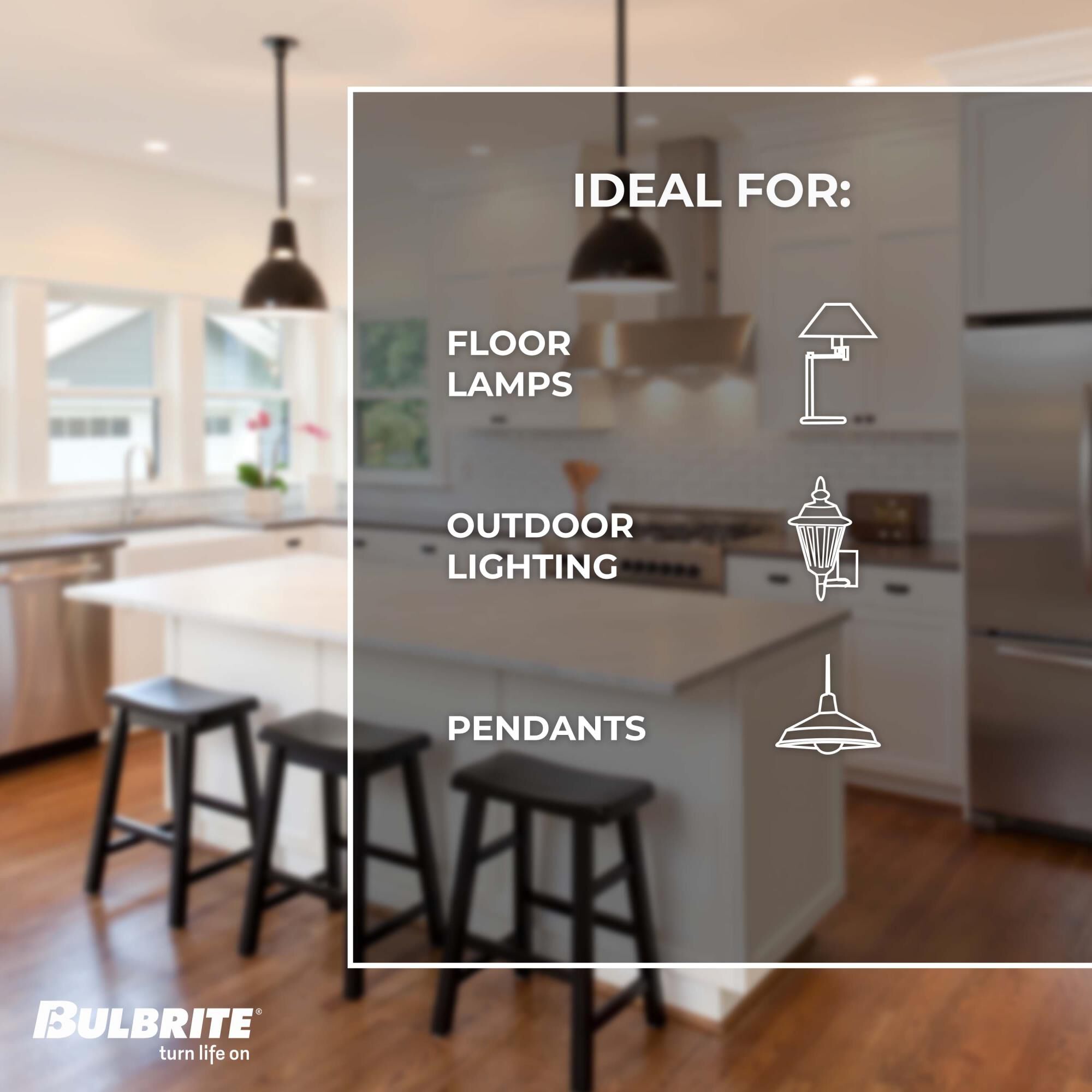 40 Watt 2200K T14 Incandescent Light Bulb by Bulbrite