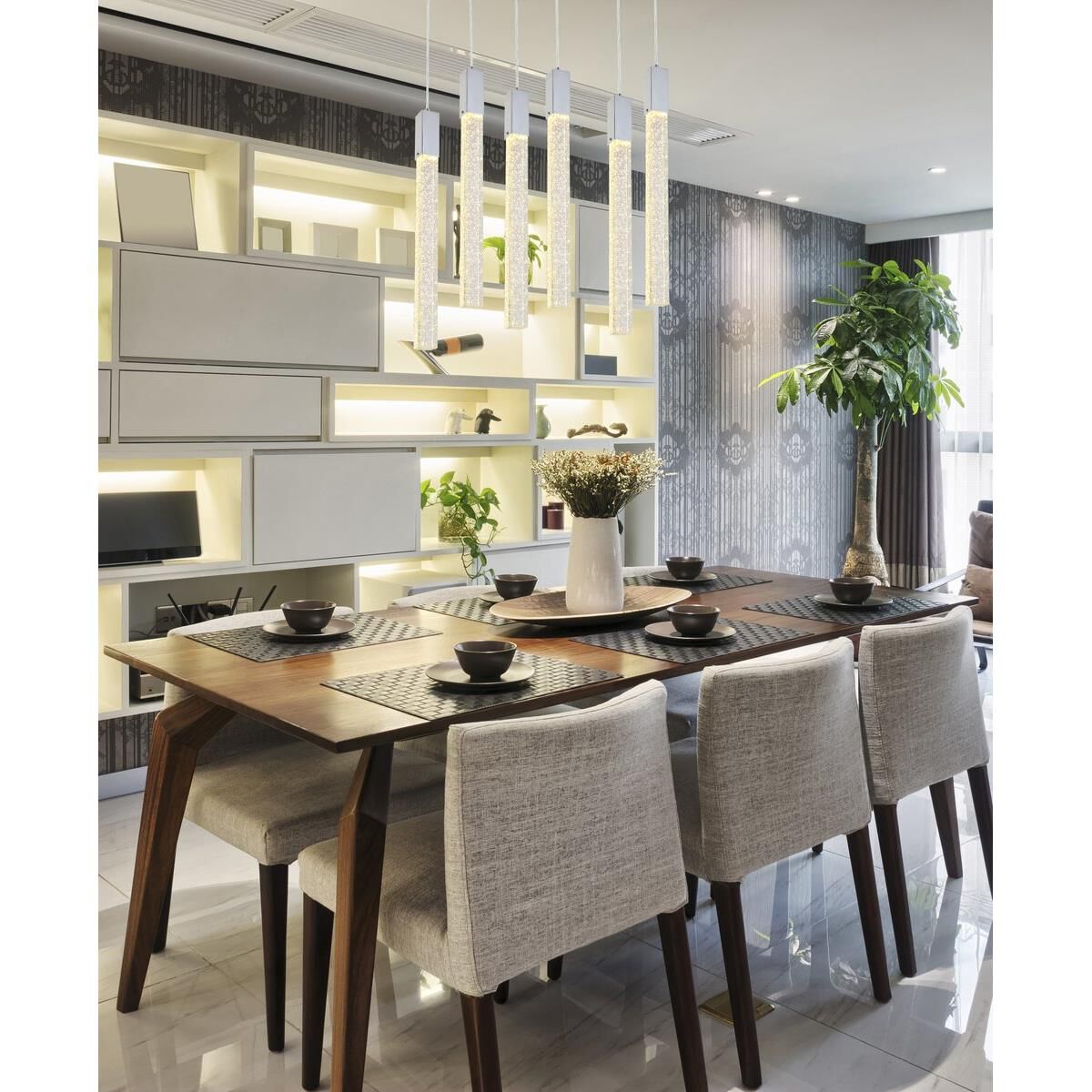 Shown in Chrome finish and Royal Cut Clear crystal