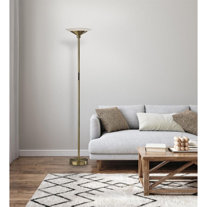 Solar 71 Inch Torchiere Lamp by Adesso