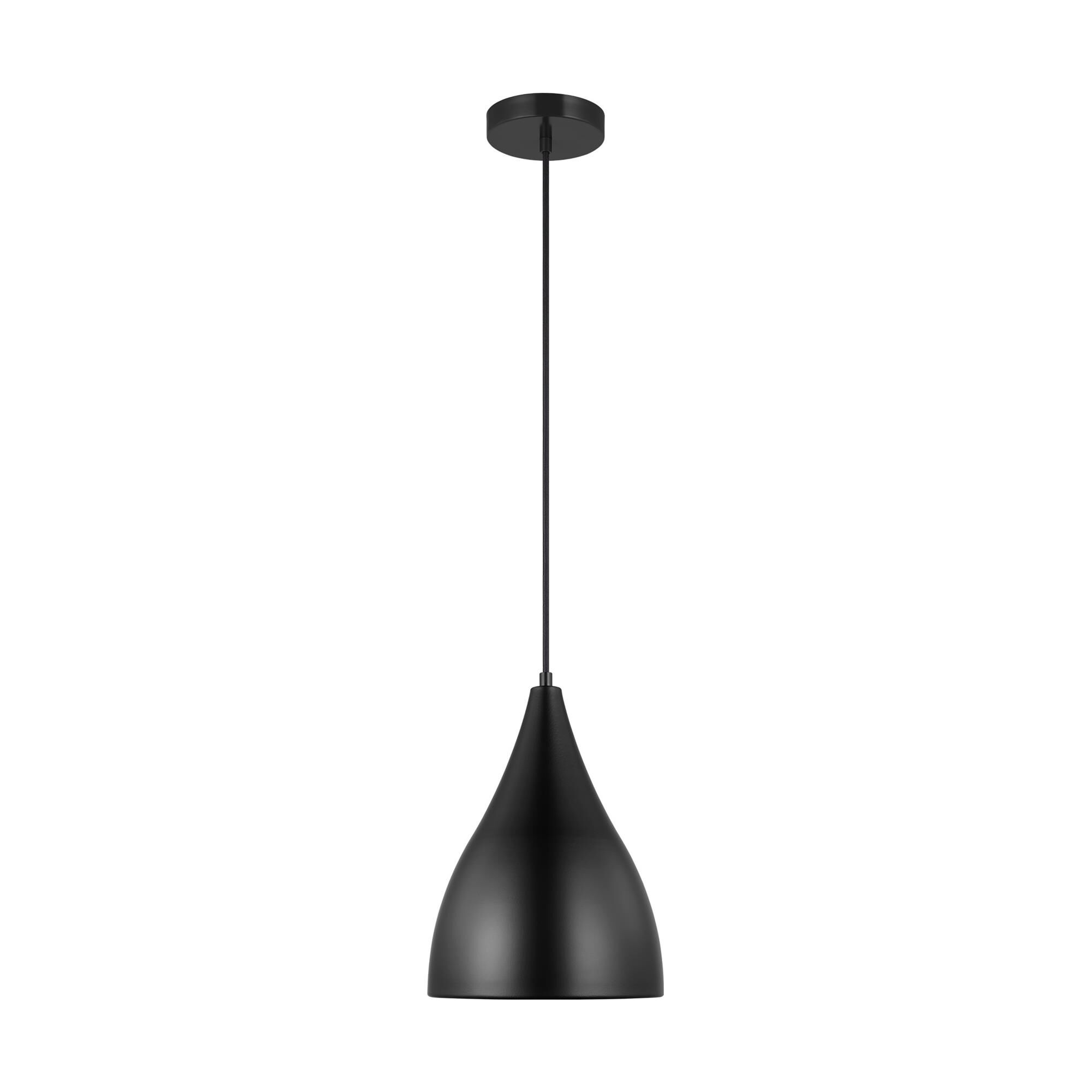 Shown in Midnight Black finish and Midnight Black glass and Midnight Black Steel shade