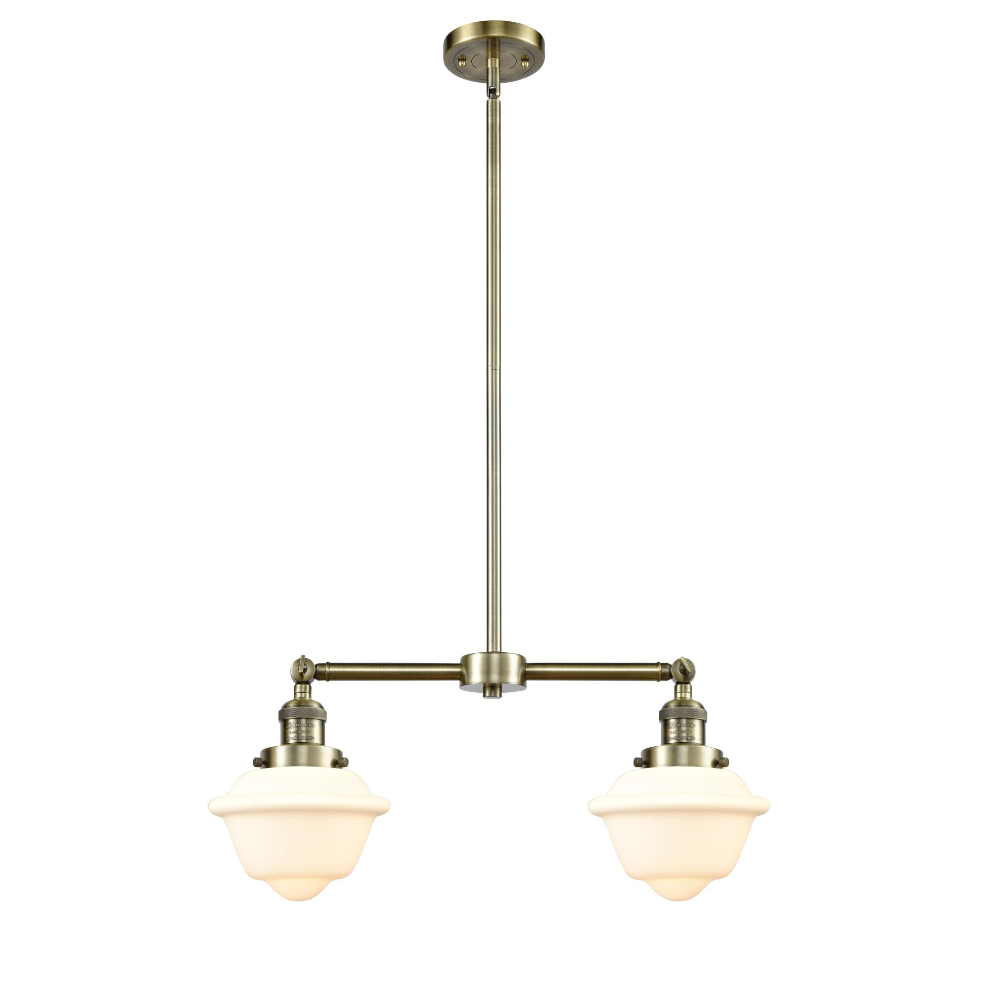 Bruno Marashlian Small Oxford 24 Inch 2 Light Chandelier by Innovations Lighting