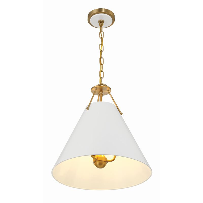 Xavier Small Pendant Light by Crystorama