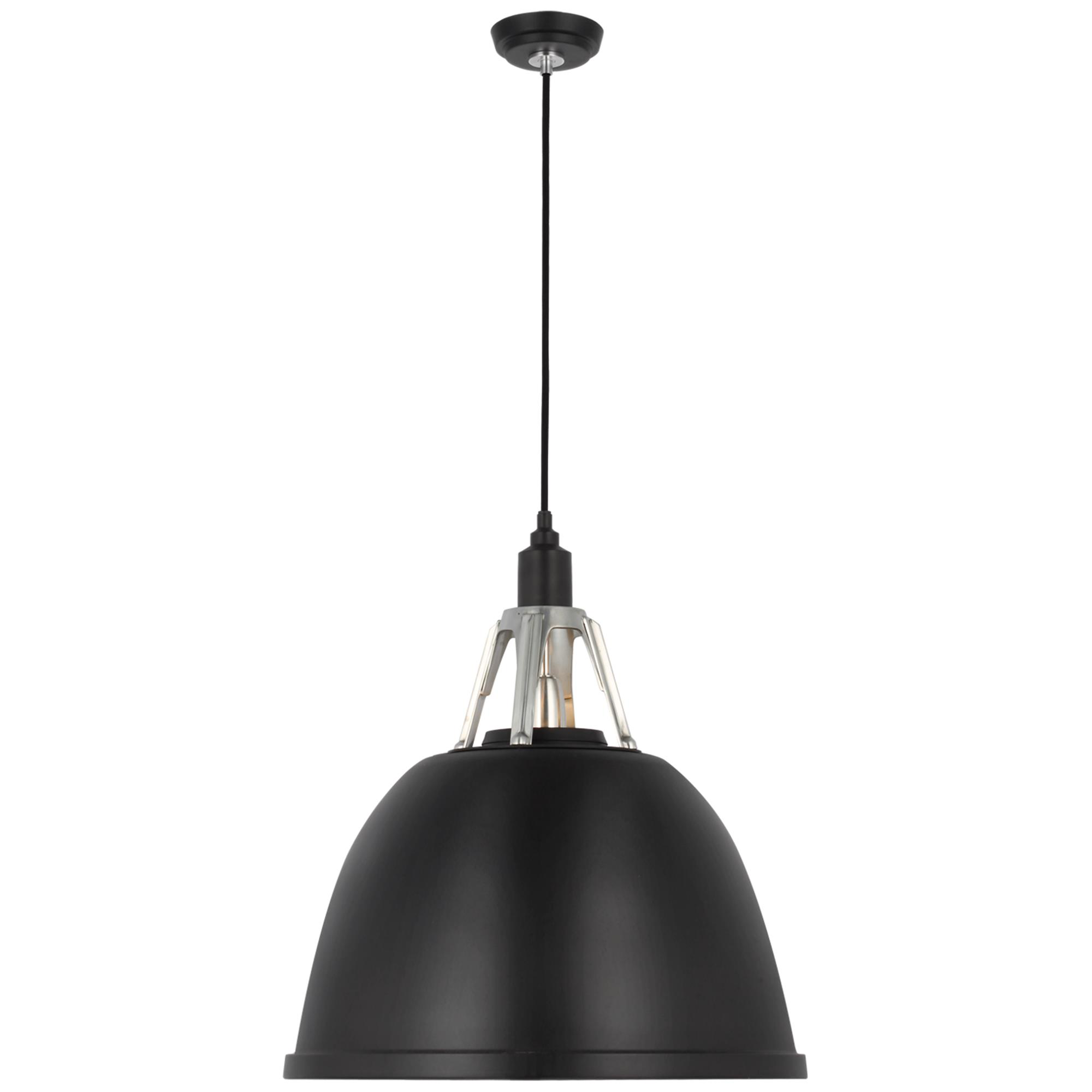 Shown in Black and Polished Aluminum finish