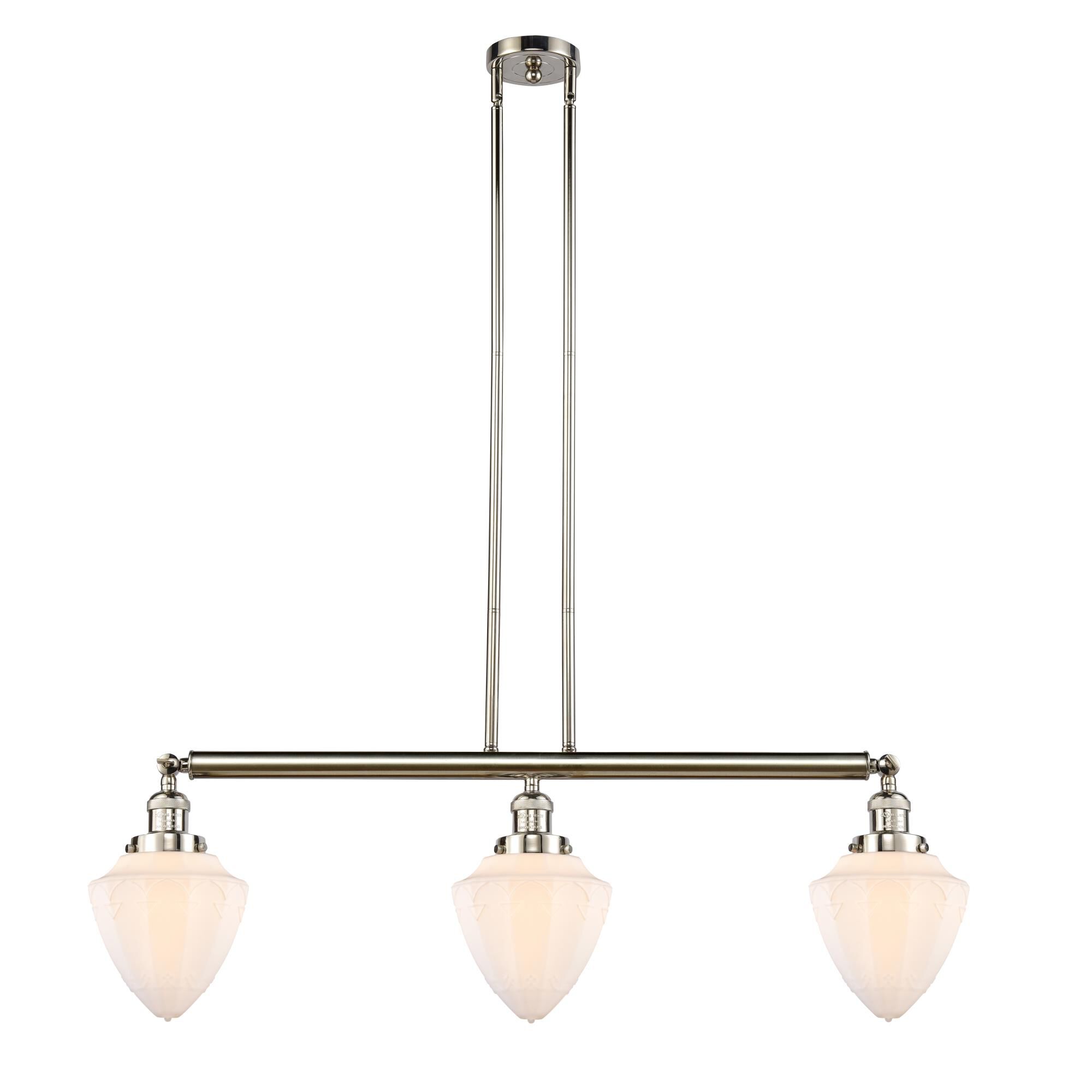 Bruno Marashlian Bullet 38 Inch 3 Light Linear Suspension Light by Innovations Lighting