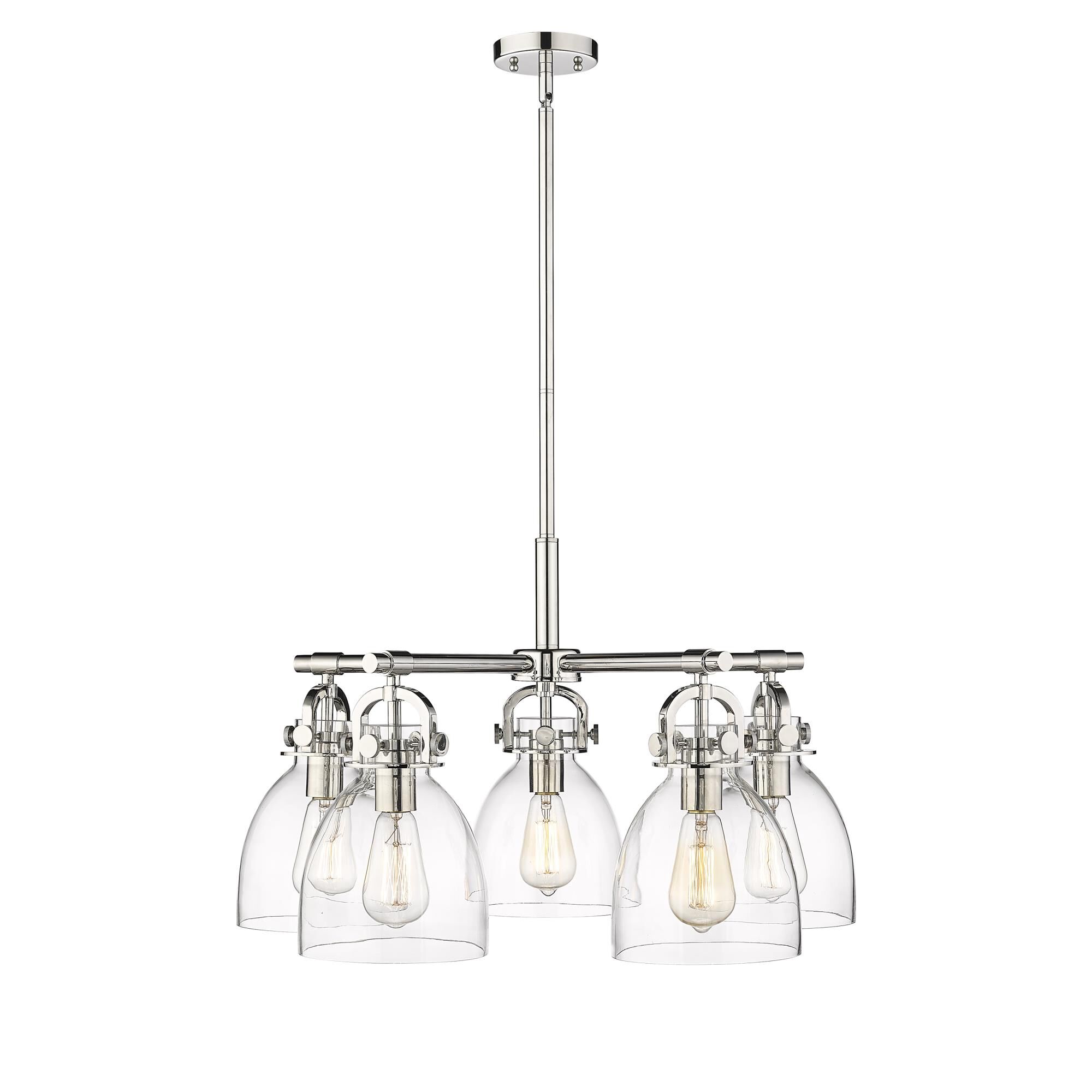 Bruno Marashlian Newton Bell 26 Inch 5 Light Chandelier by Innovations Lighting