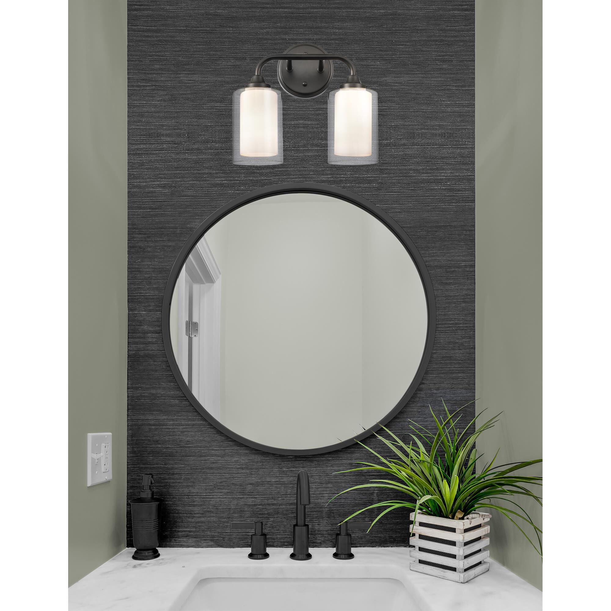 Bruno Marashlian Fairbank 12 Inch 2 Light Bath Vanity Light by Innovations Lighting