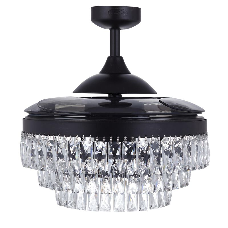 Veil 48 Inch Ceiling Fan with Light Kit by Beacon Lighting