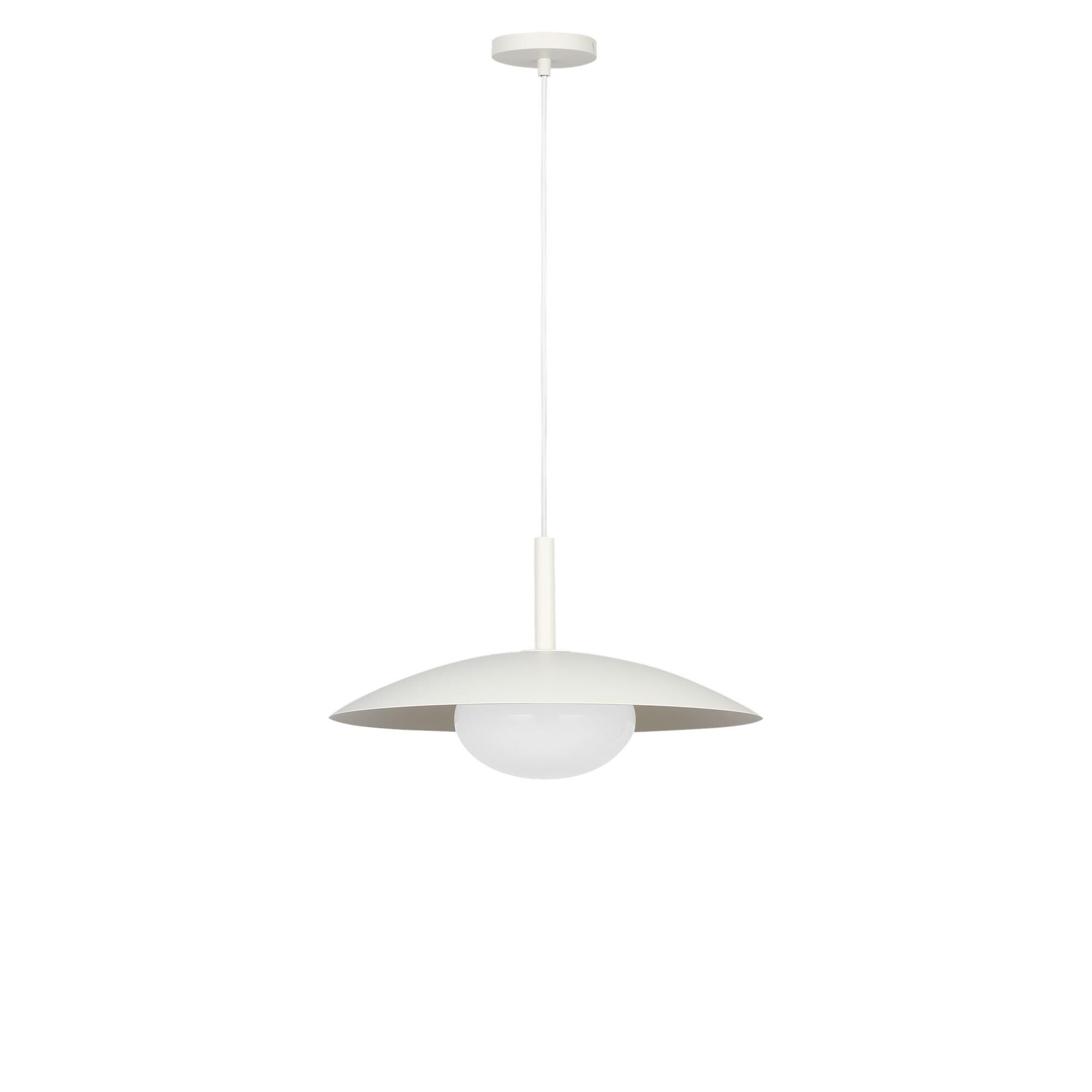 Shown in Matte White finish and Clear White glass