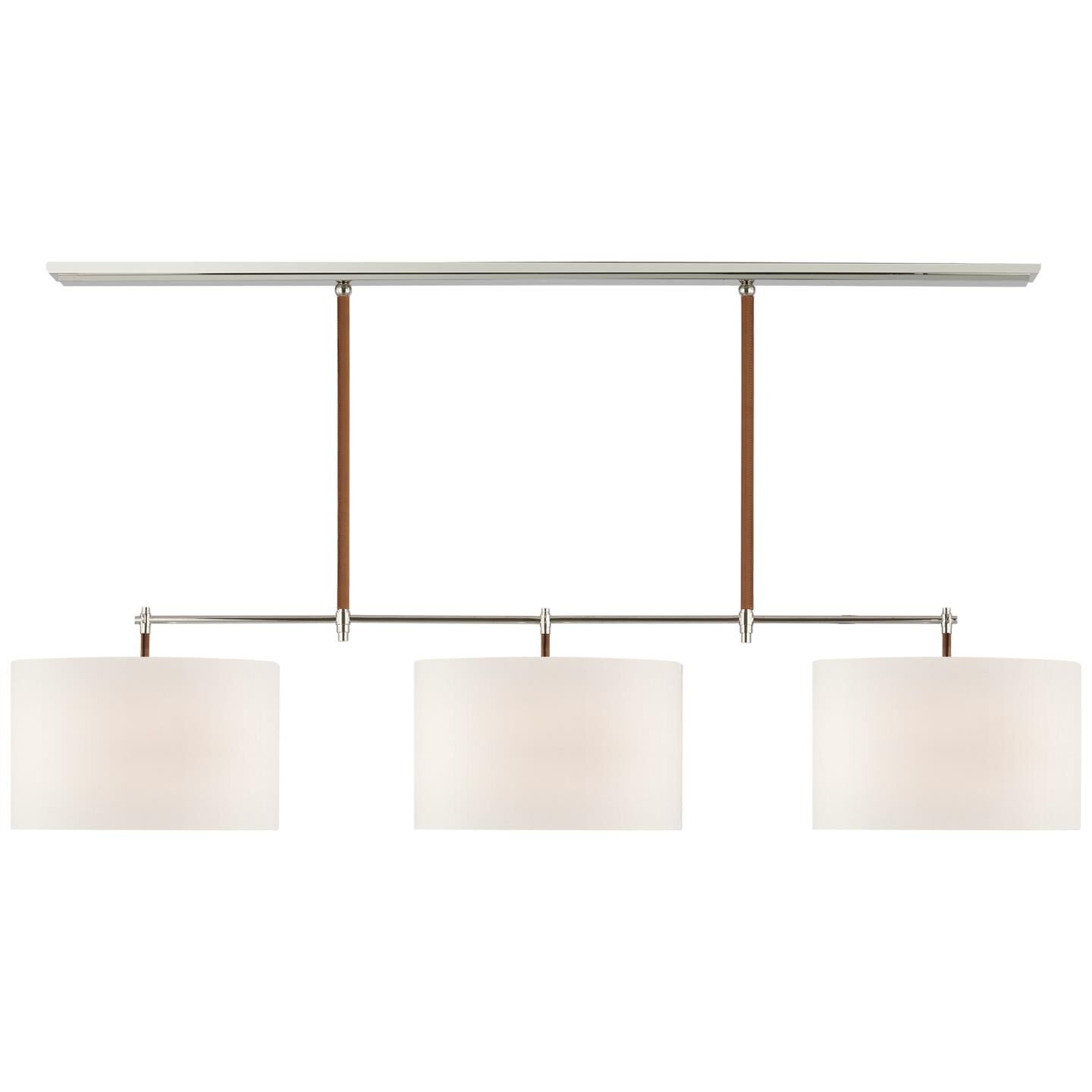 Thomas O'Brien Bryant 64 Inch 3 Light LED Linear Suspension Light by Visual Comfort Signature Collection