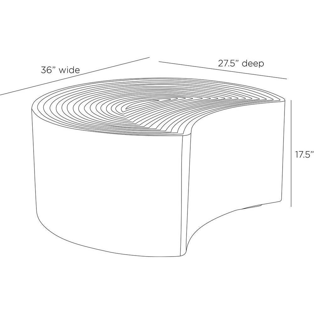 Cullen 36 Inch Coffee Table by Arteriors Home