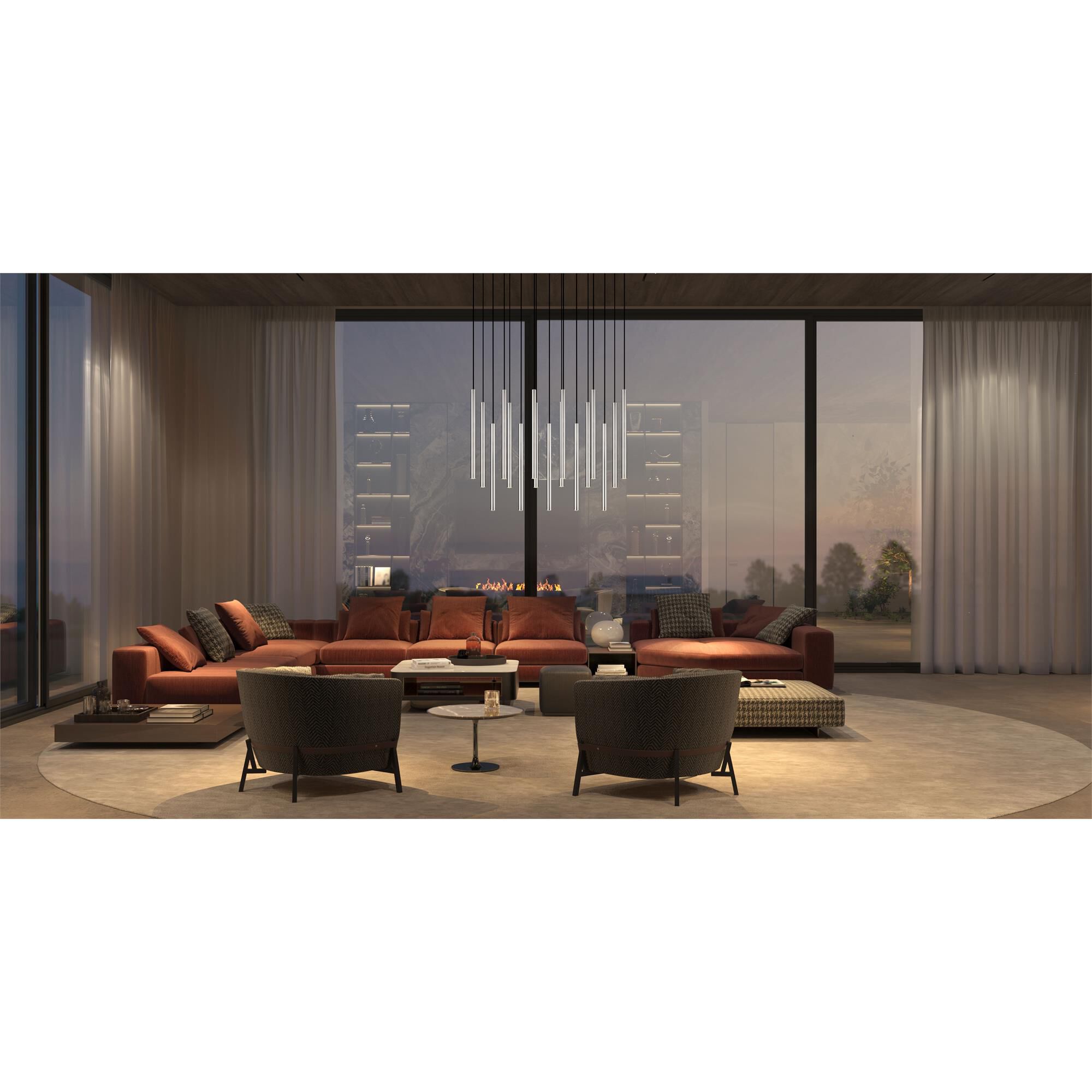 Forest 42 Inch Linear Suspension Light by Z Lite