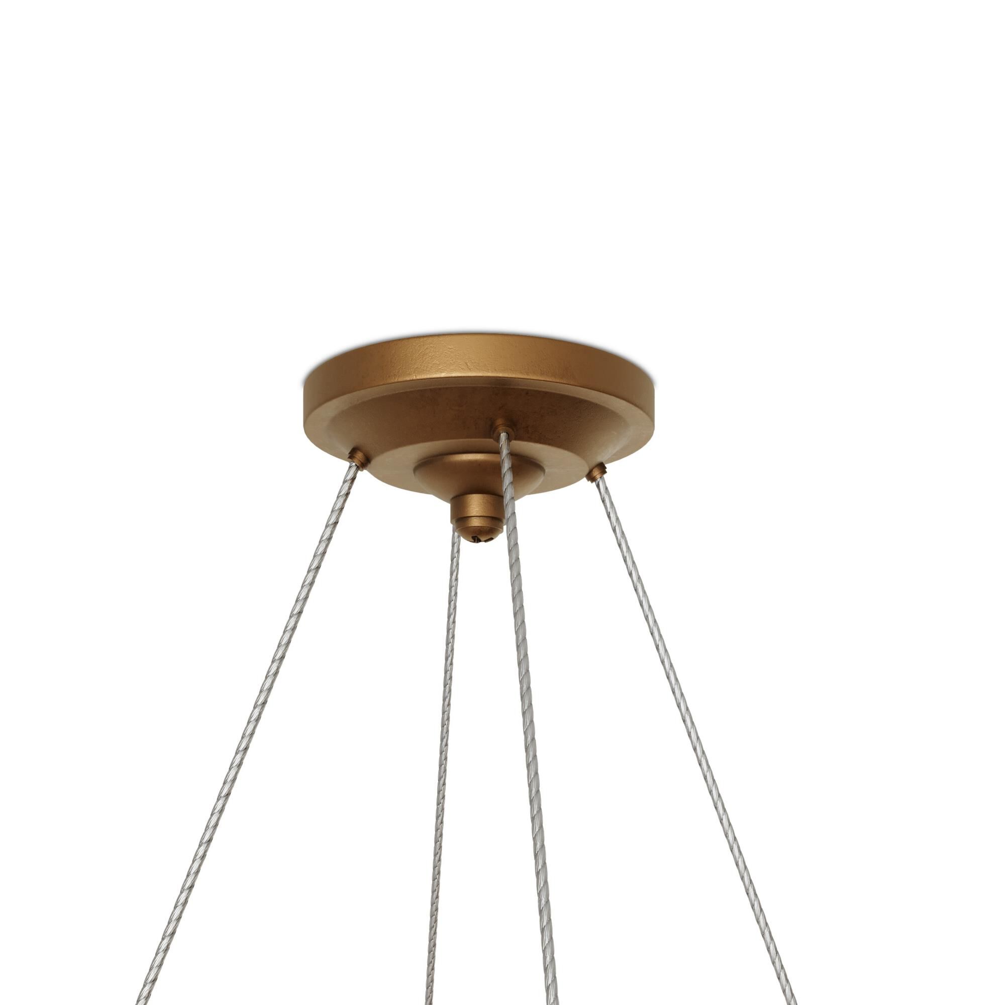 Shown in Antique Brass finish and Off White Shantung shade