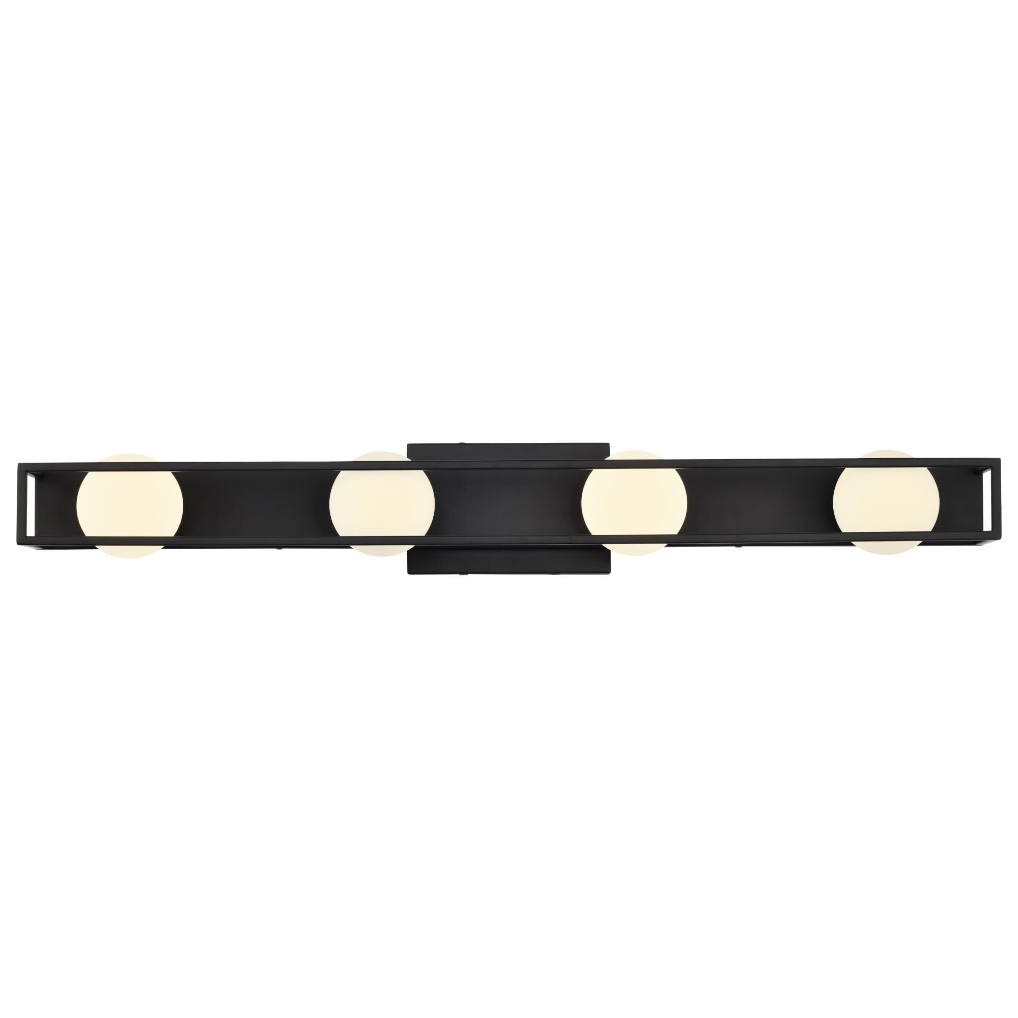 Shown in Matte Black finish and Frost glass