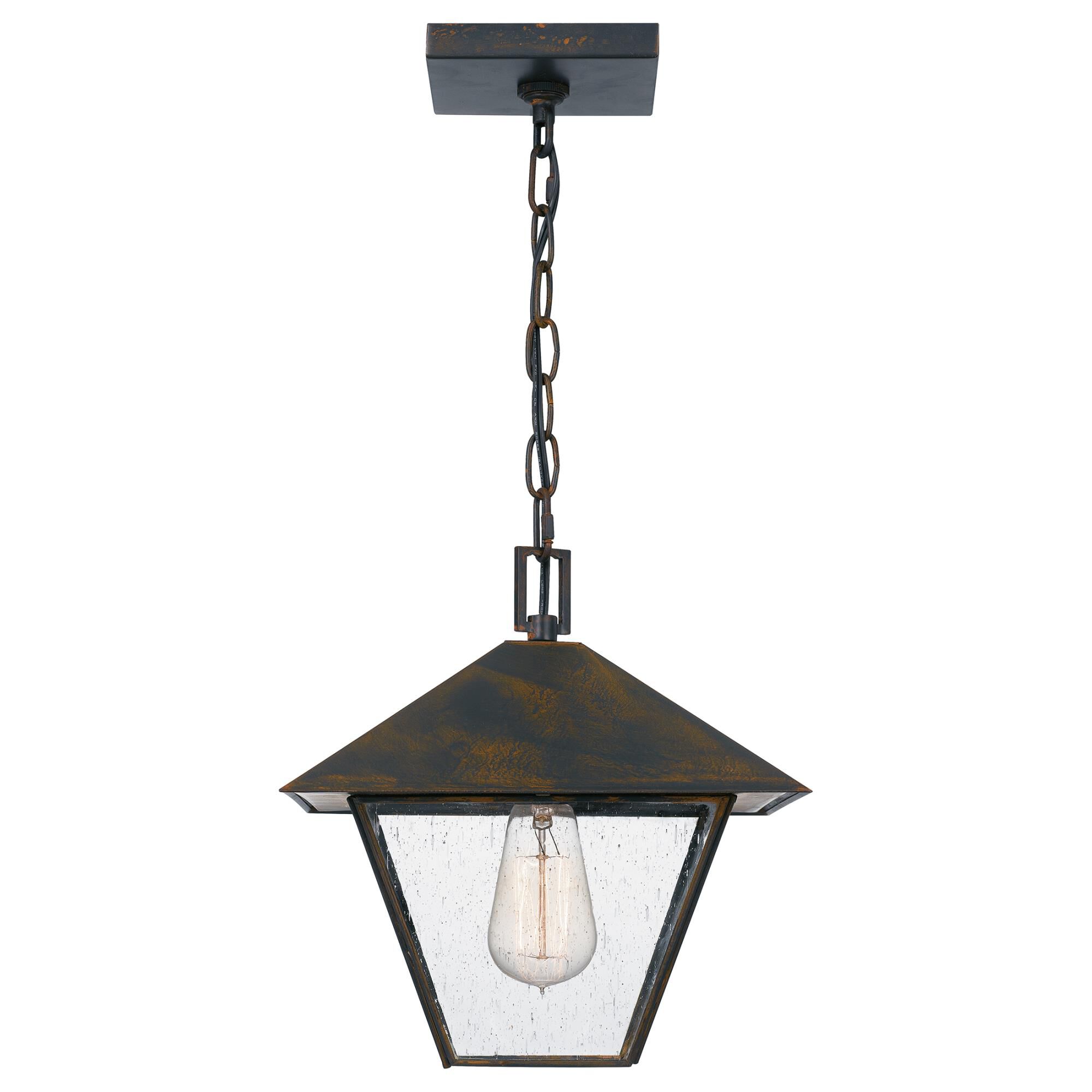 Quoizel Corporal 11 Inch Tall Outdoor Hanging Lantern