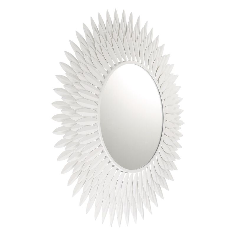 Broche 30 Inch Decorative Mirror by Crystorama