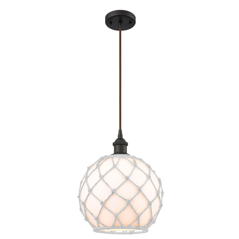 Innovations Lighting Bruno Marashlian Farmhouse Rope 10 Inch Mini Pendant