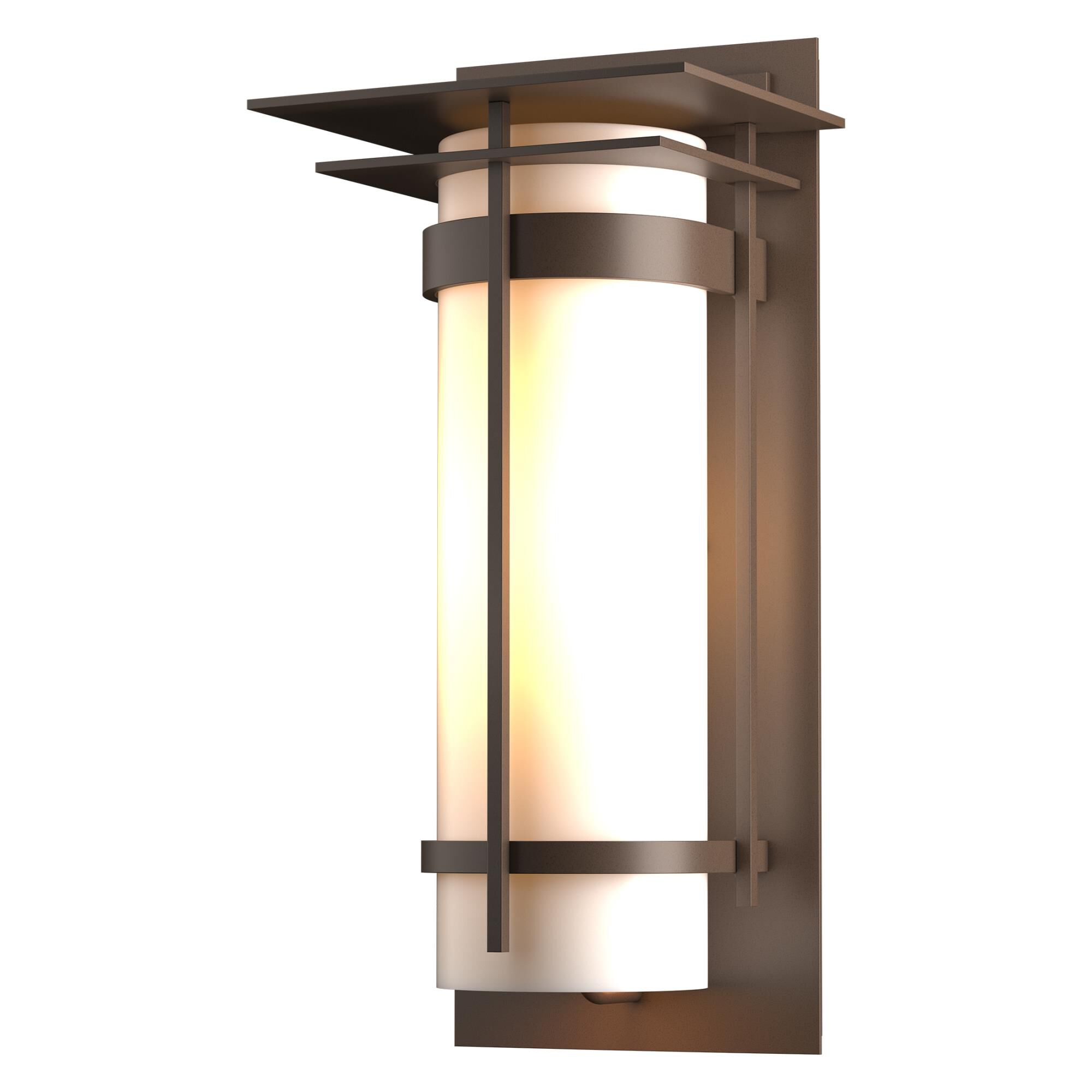 Shown in Coastal Bronze finish and Opal  glass