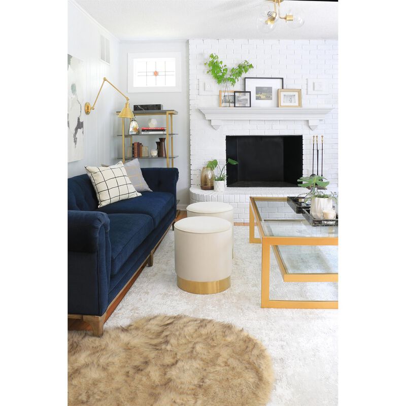 Margot 20 Inch 3 Light Semi Flush Mount by Mitzi