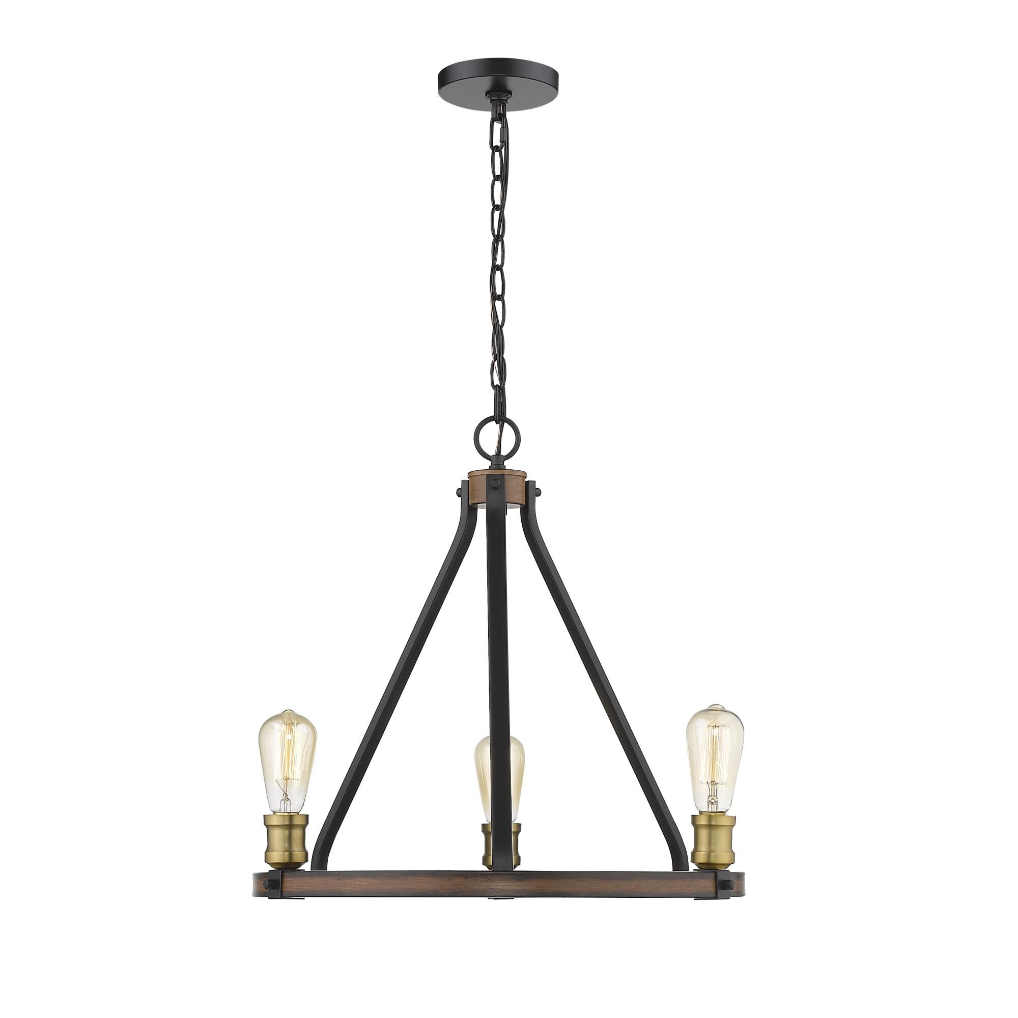 Kirkland 20 Inch 3 Light Mini Chandelier by Z-Lite