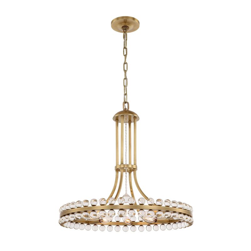 Clover Small Chandelier by Crystorama