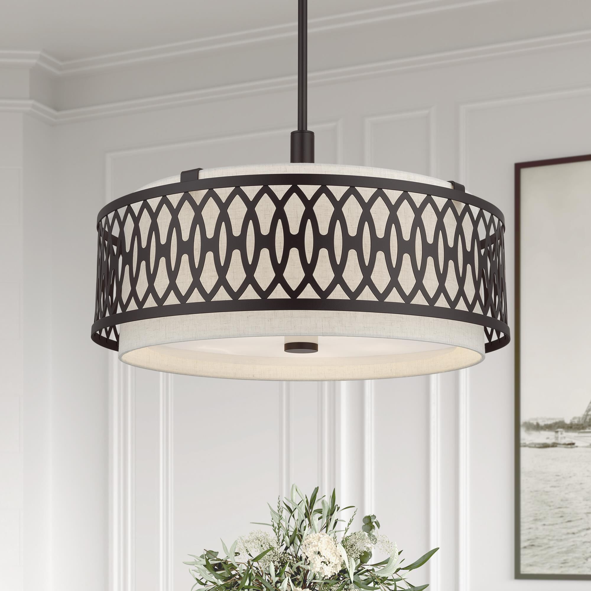 Vistaview 24 Inch Chandelier by Livex Lighting