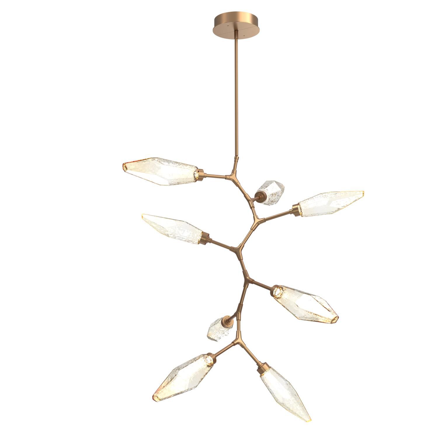 Rock Crystal Multi Light Pendant by Hammerton Studio