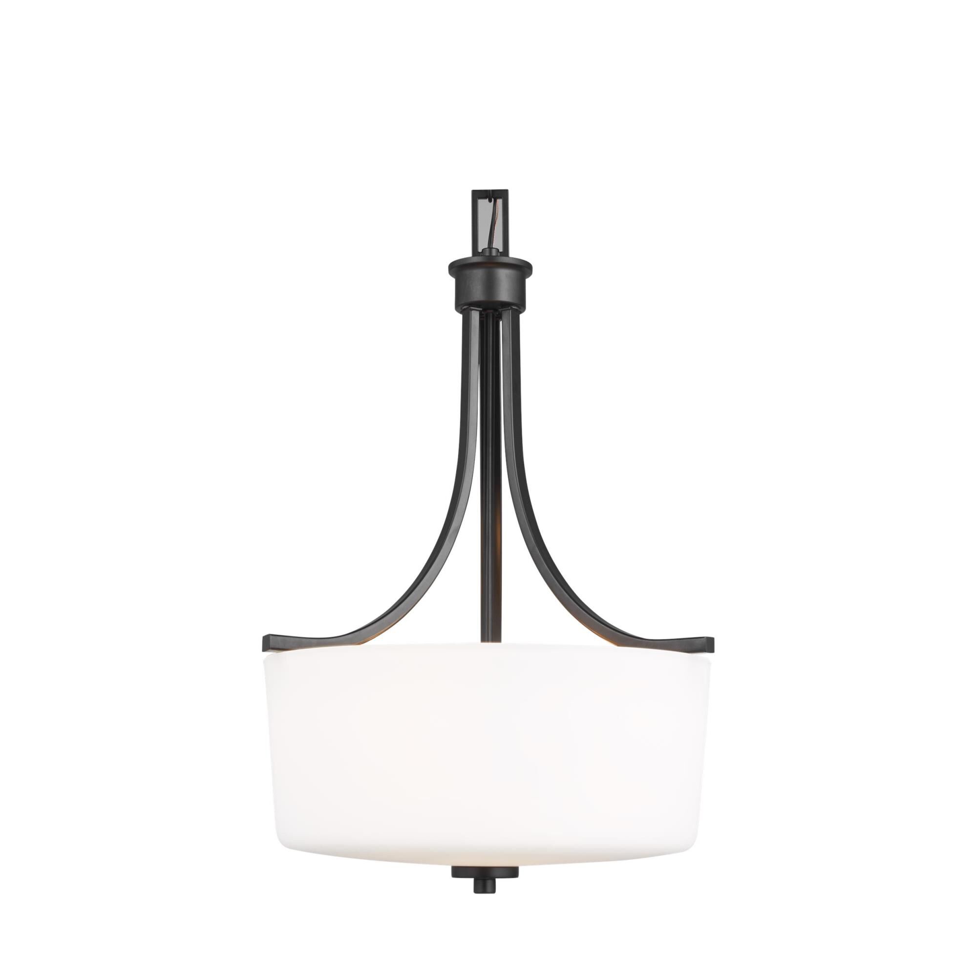 Shown in Midnight Black finish and Etched / White Inside glass