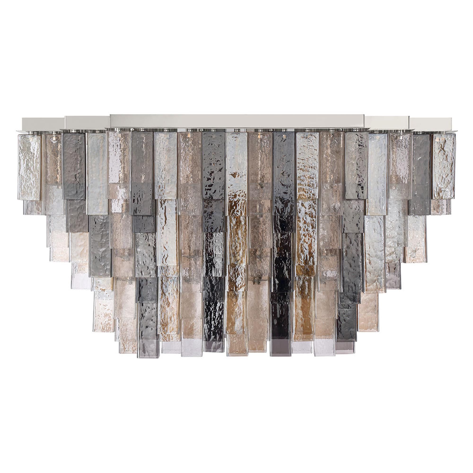 Shown in Chrome finish and Mixed glass