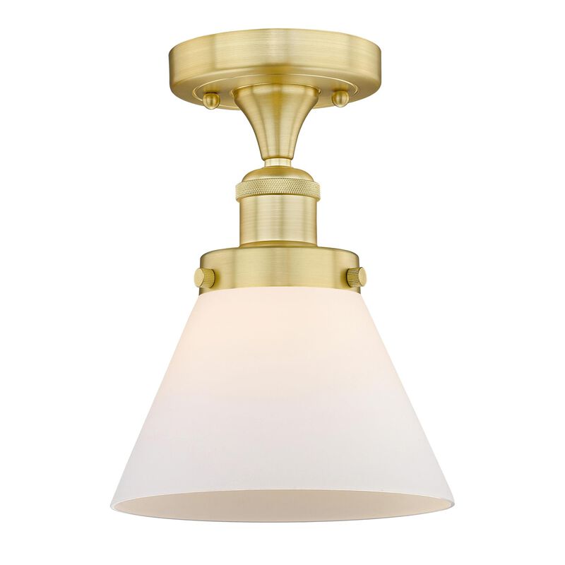 Bruno Marashlian Cone 7 Inch 1 Light Semi Flush Mount by Innovations Lighting