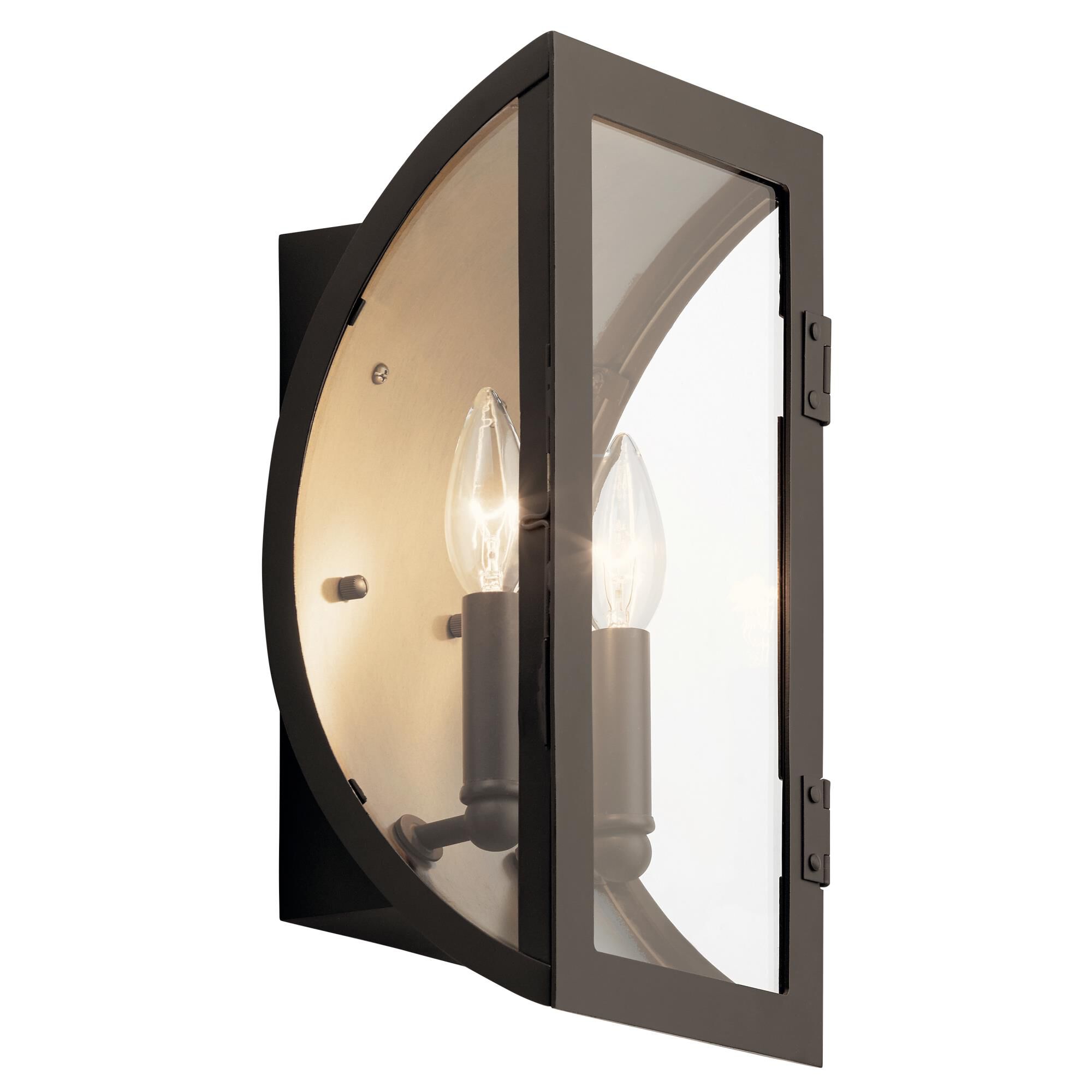 Narelle 13 Inch Tall 2 Light Outdoor Wall Light by Kichler Lighting