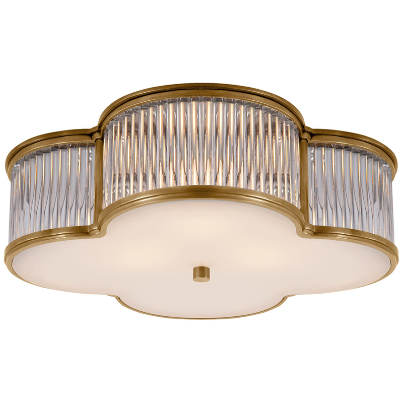 Alexa Hampton Basil 17 Inch 3 Light Flush Mount by Visual Comfort Signature Collection