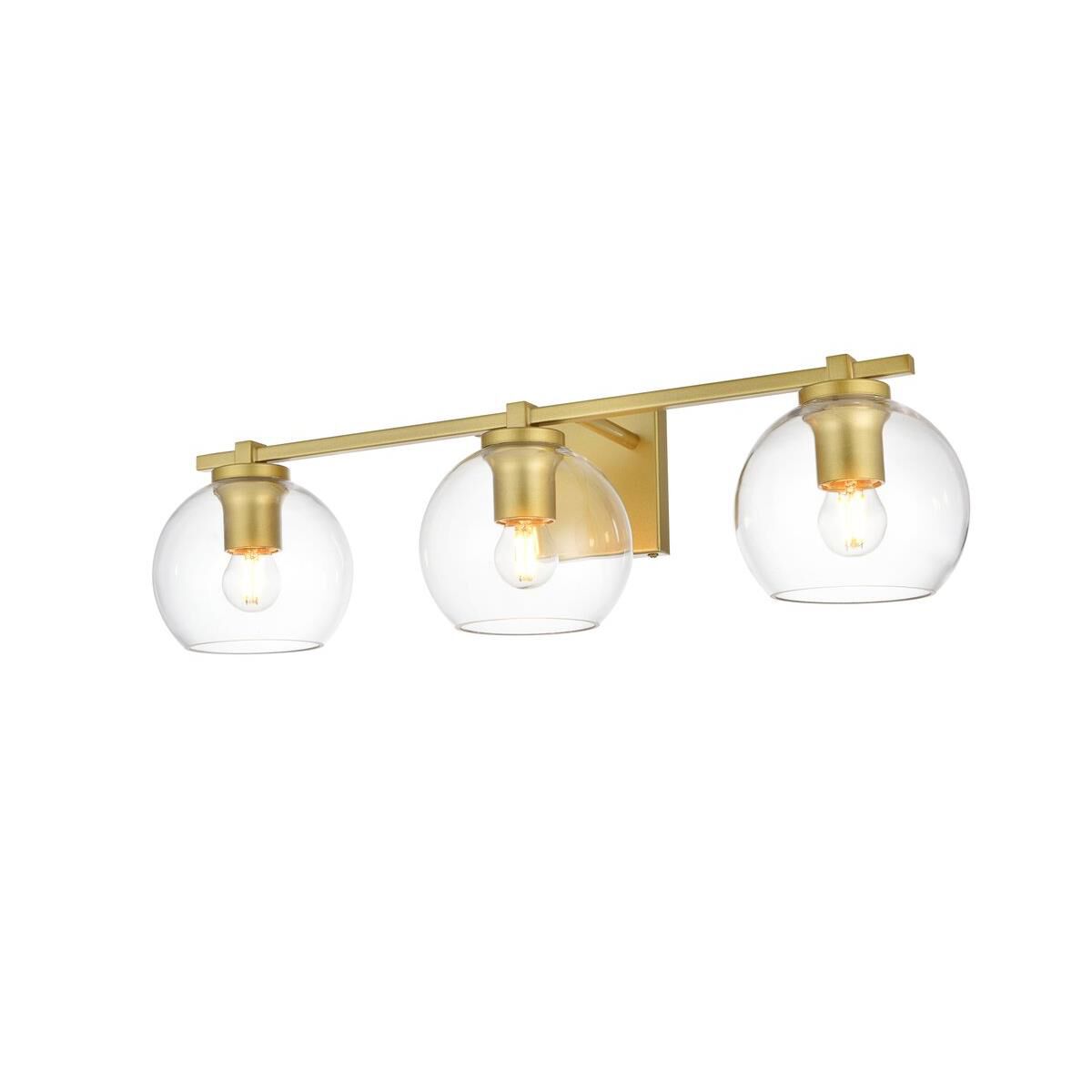 Juelz 24 Inch 3 Light Bath Vanity Light by Elegant Lighting