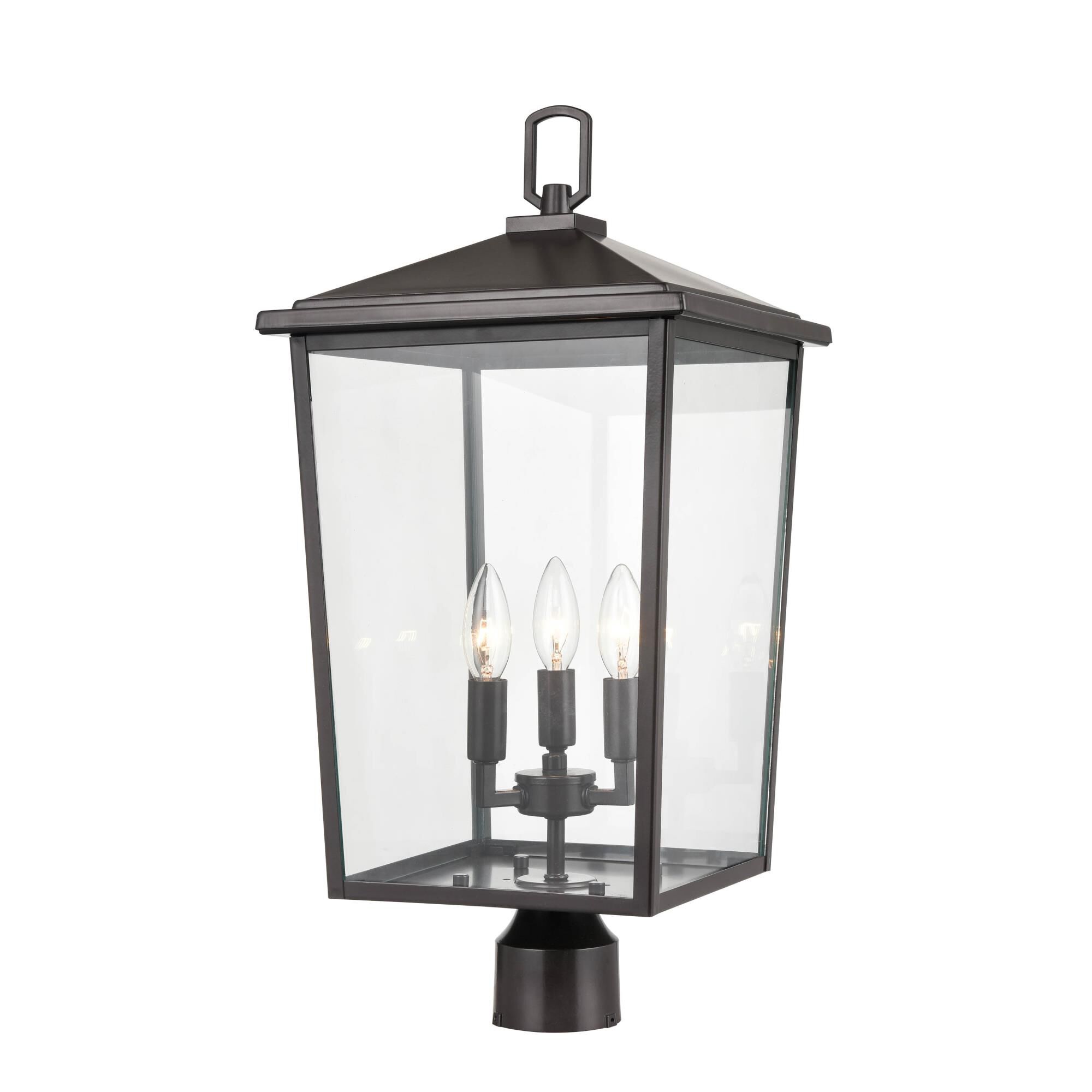 Fetterton 22 Inch Tall 3 Light Outdoor Post Lamp by Millennium Lighting