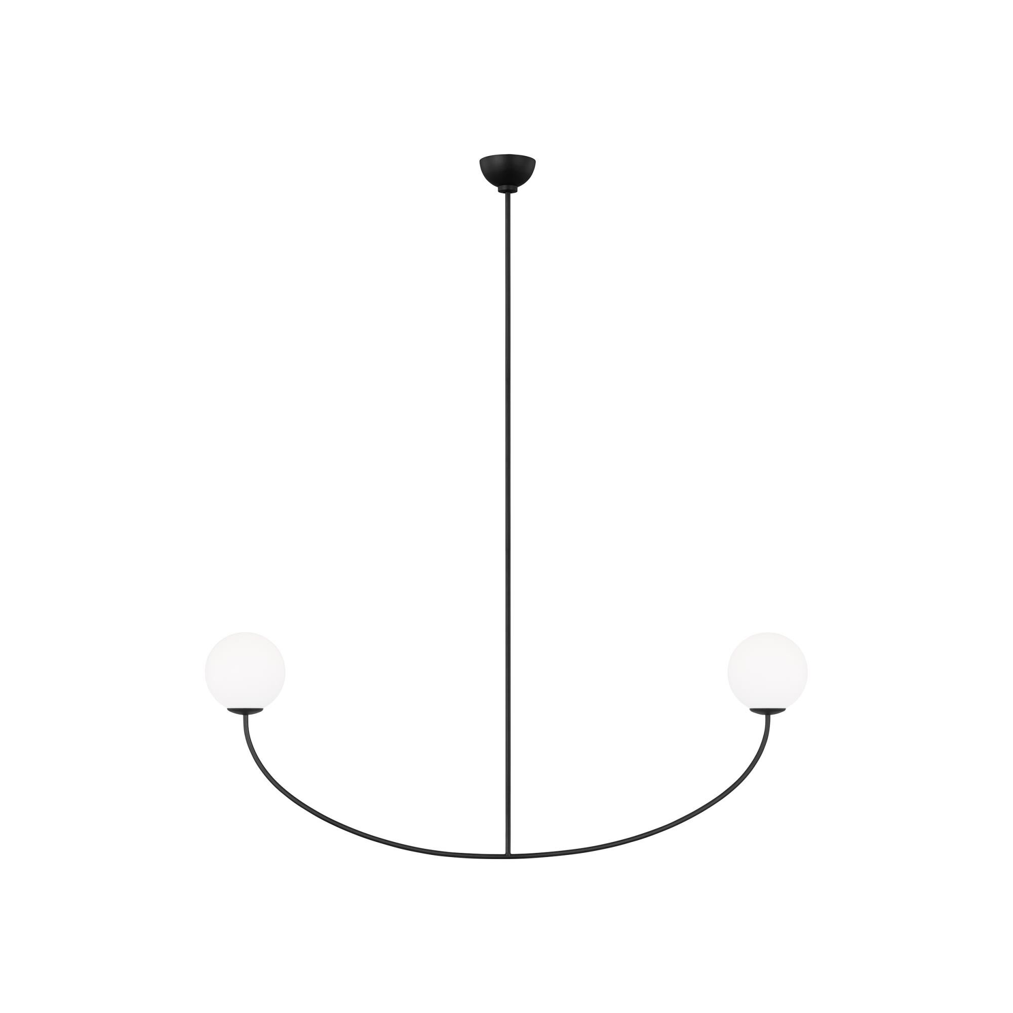 Aerin Galassia 54 Inch 2 Light Linear Suspension Light by Visual Comfort Studio Collection