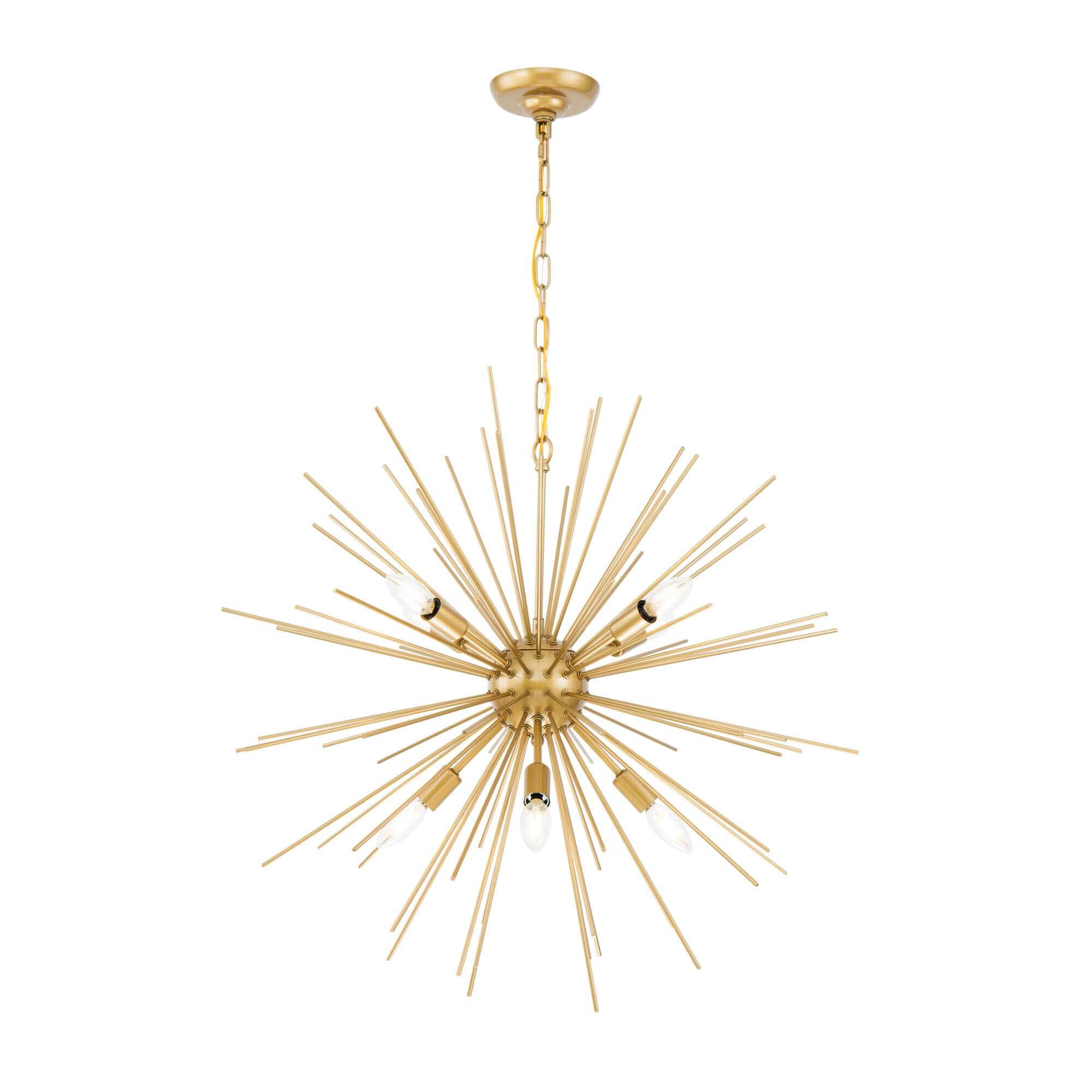 Timber 30 Inch Large Pendant by Elegant Lighting