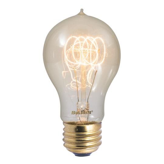 25 Watt A19 Vintage Light Bulb by Bulbrite