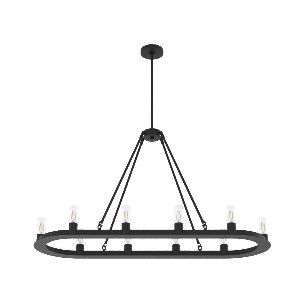 Saddlewood 16 Inch 10 Light Linear Suspension Light by Hunter Fan