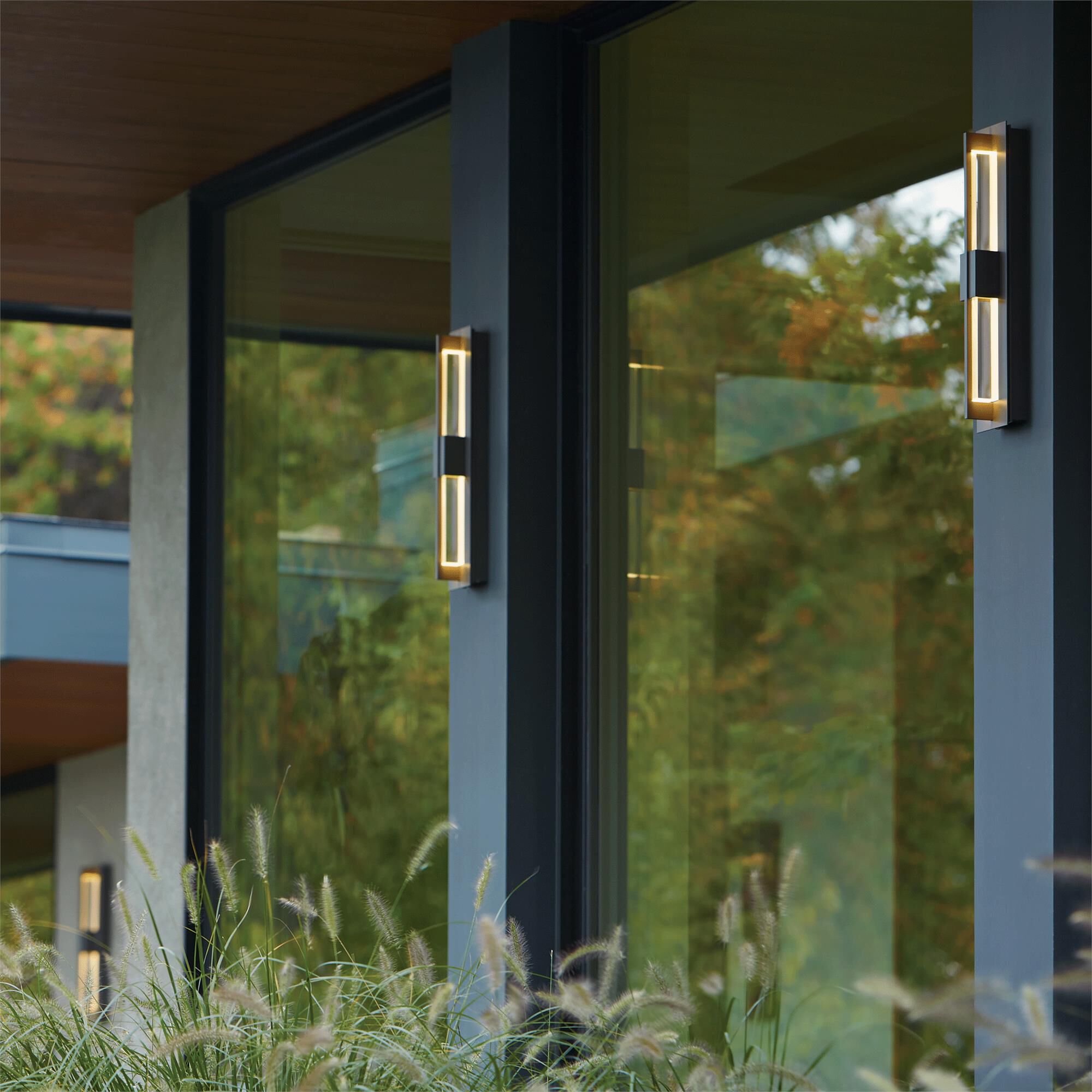 Shown in Coastal Dark Smoke finish and Clear  glass