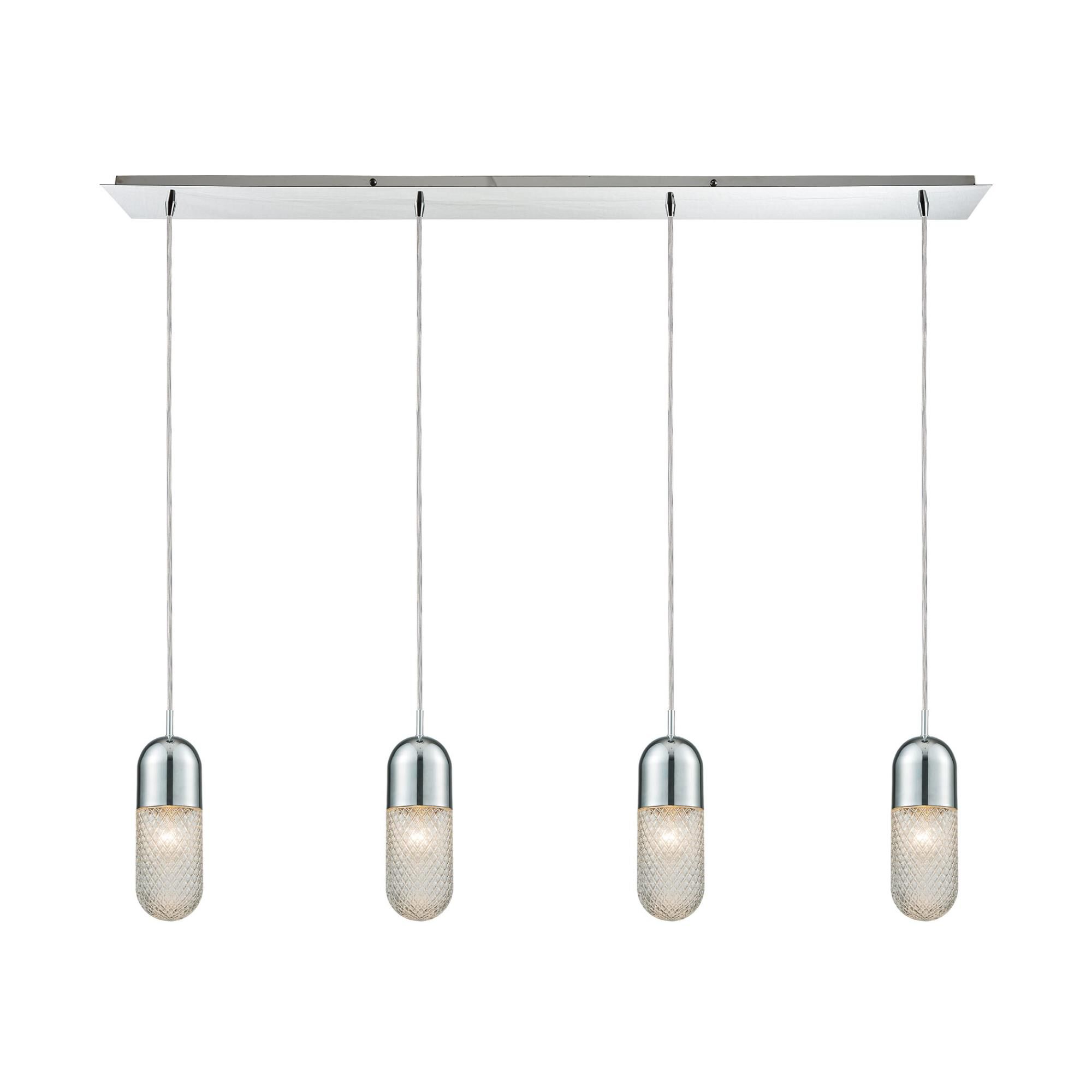 Capsula 46 Inch 4 Light Linear Suspension Light by ELK Lighting