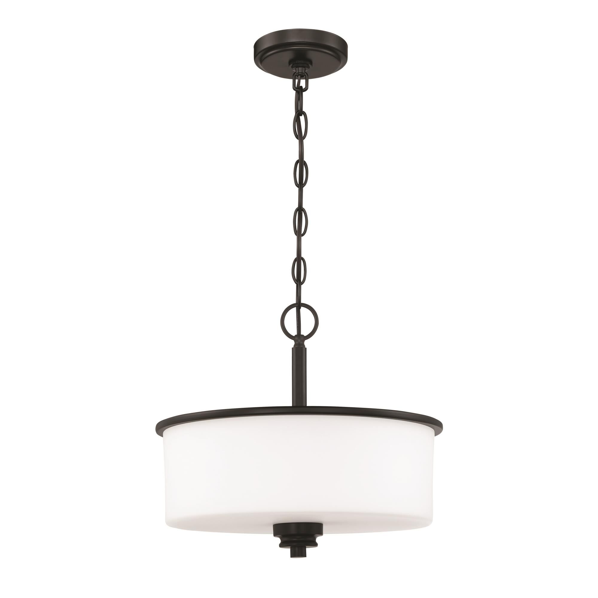Bolden 13 Inch 2 Light Semi Flush Mount by Craftmade